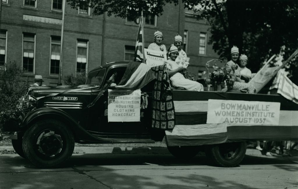 Bowmanville Woman's Institute float for parade associated with …