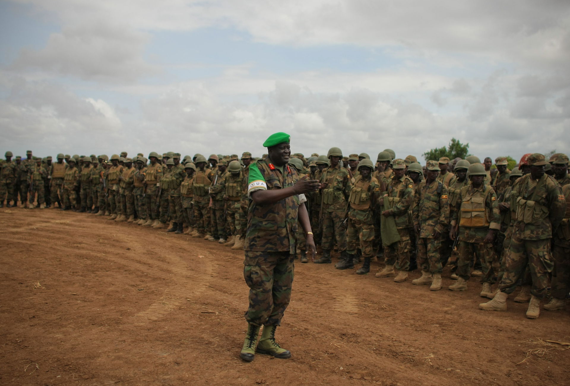 African Union Mission in Somalia (AMISOM) Force Commander Lt. G…