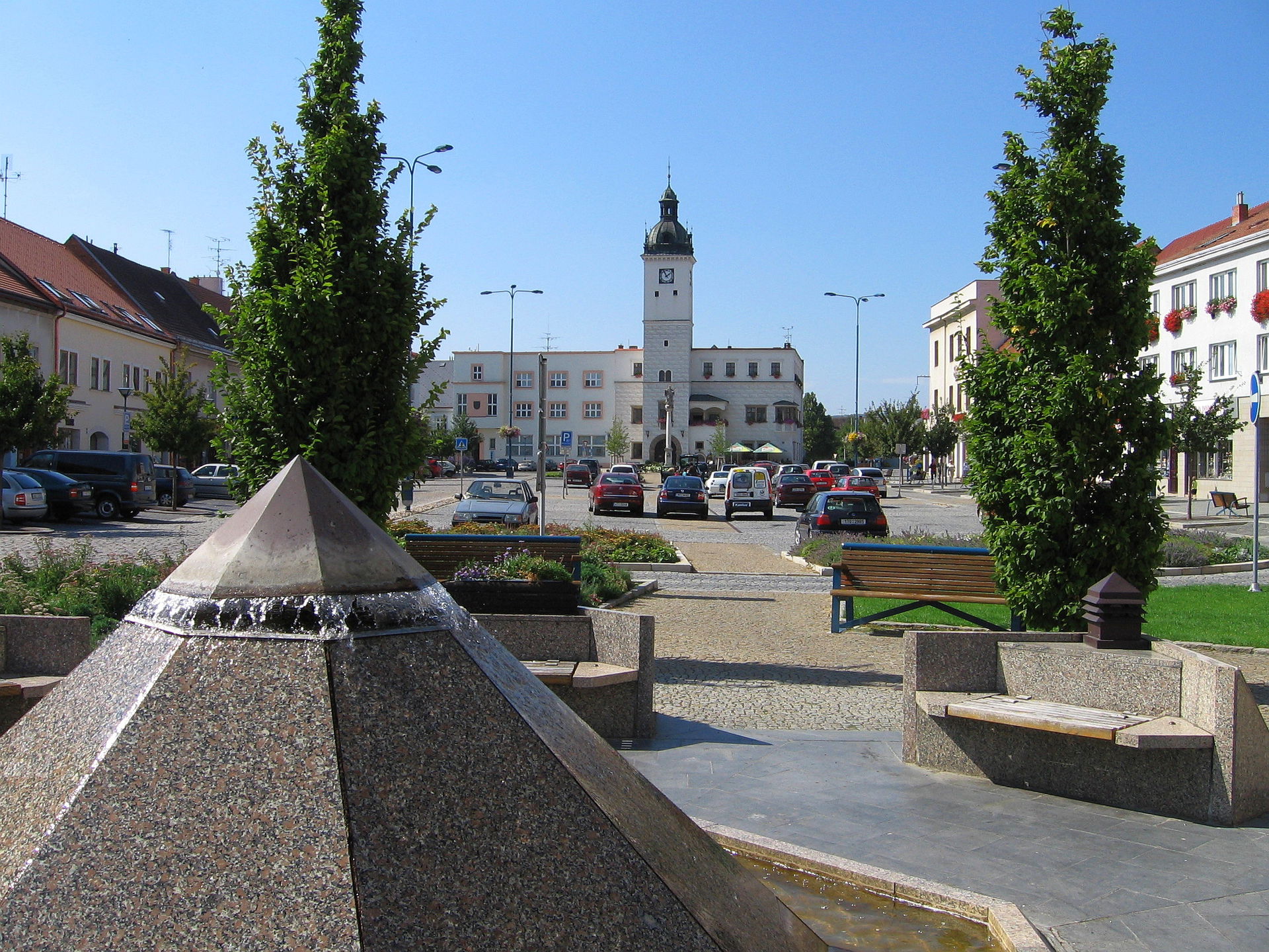 Kyjov - Masarykovo náměstí (září 2008)
