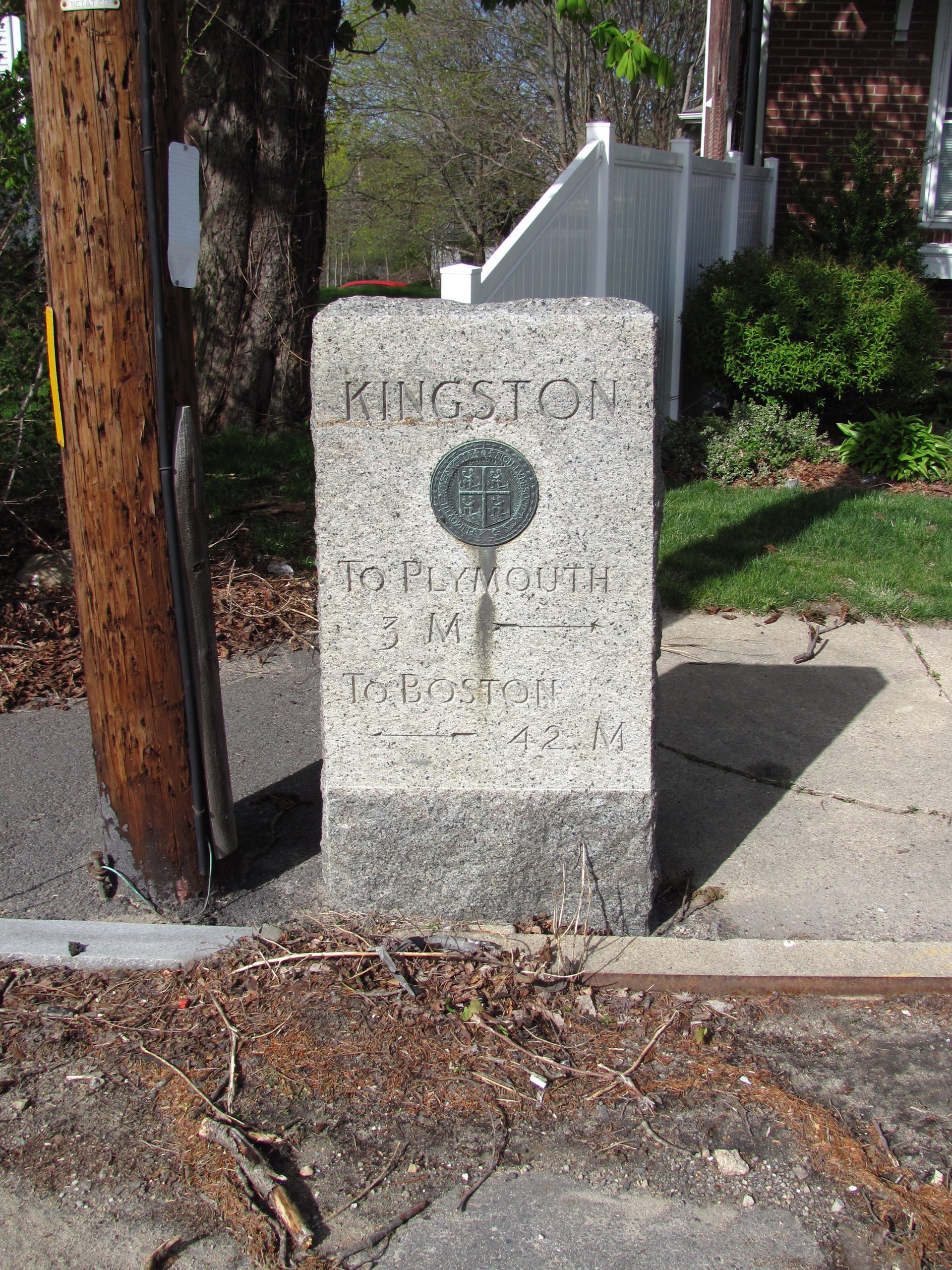 Milestone, Kingston Massachusetts - Kingston, To Plymouth 3 M, …