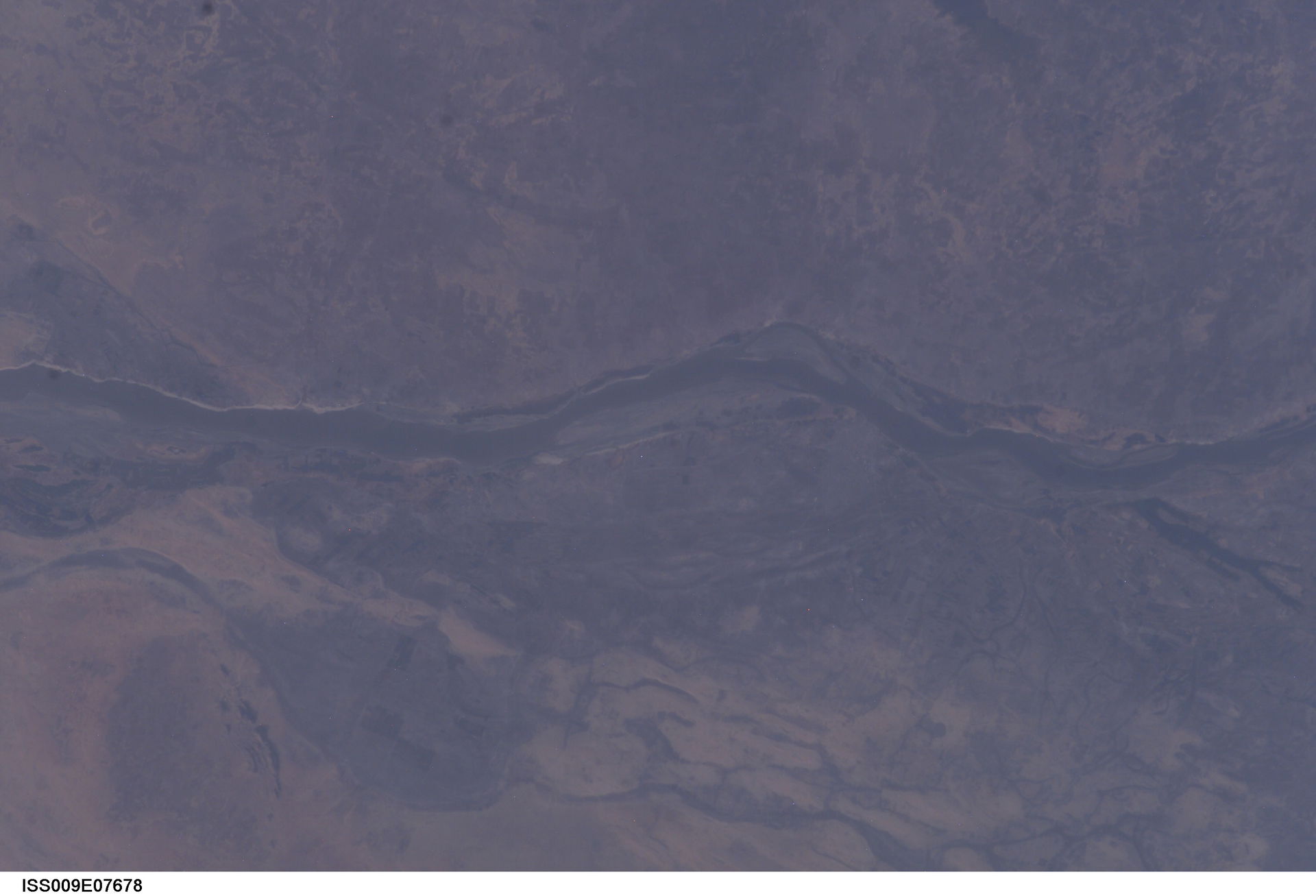 View of Sudan taken during ISS Expedition 9.