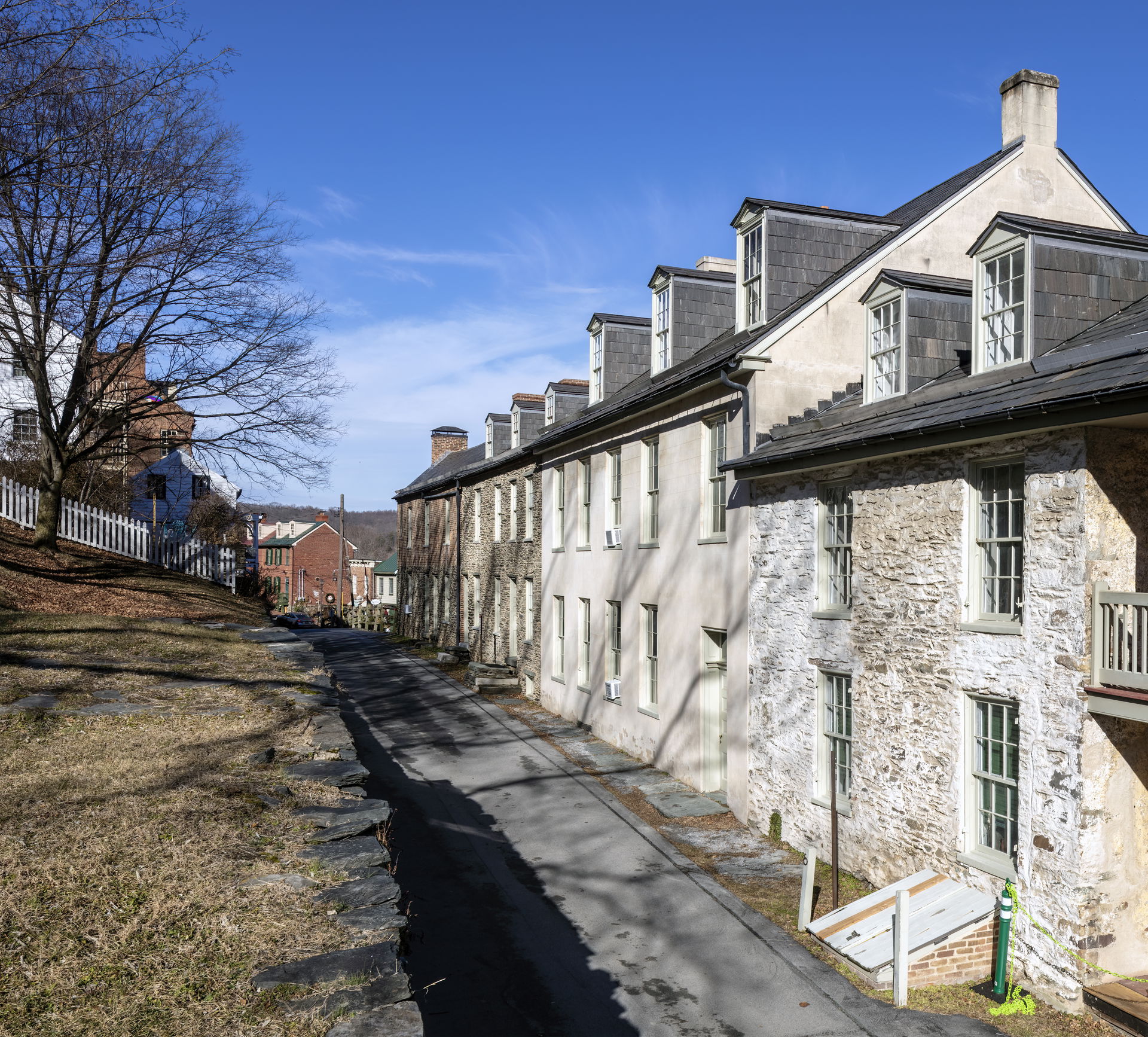 Public Way behind the Harper House, part of Marmion Row, Harper…