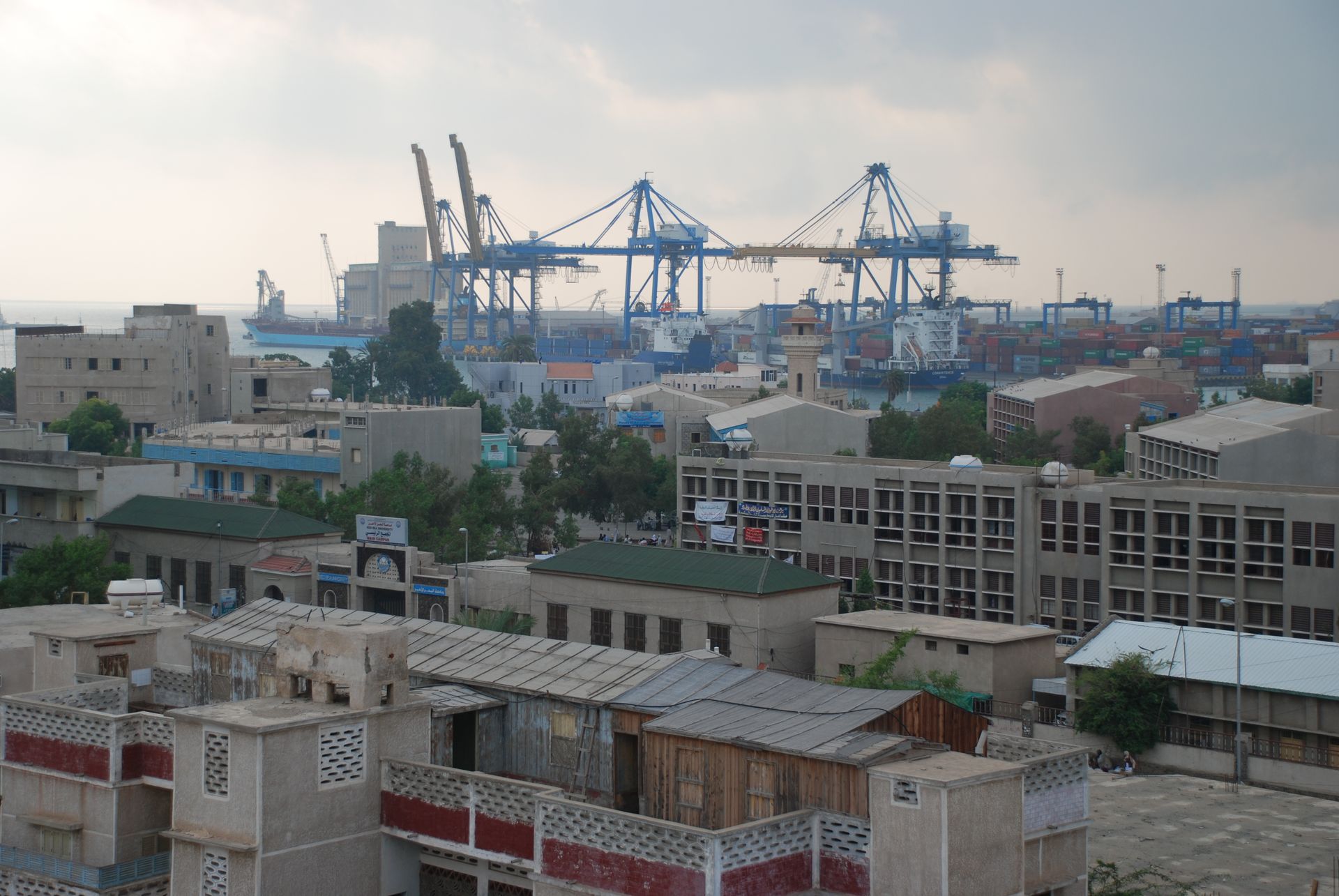 Port Sudan, from town center towards east