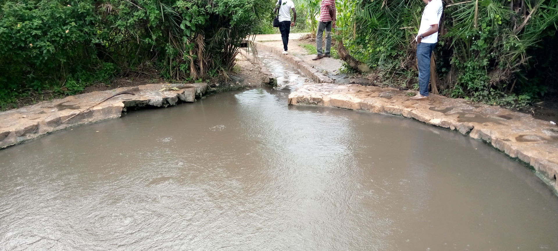 Les eaux thermales de Ruhwa en province Cibitoke a l'est du Bur…