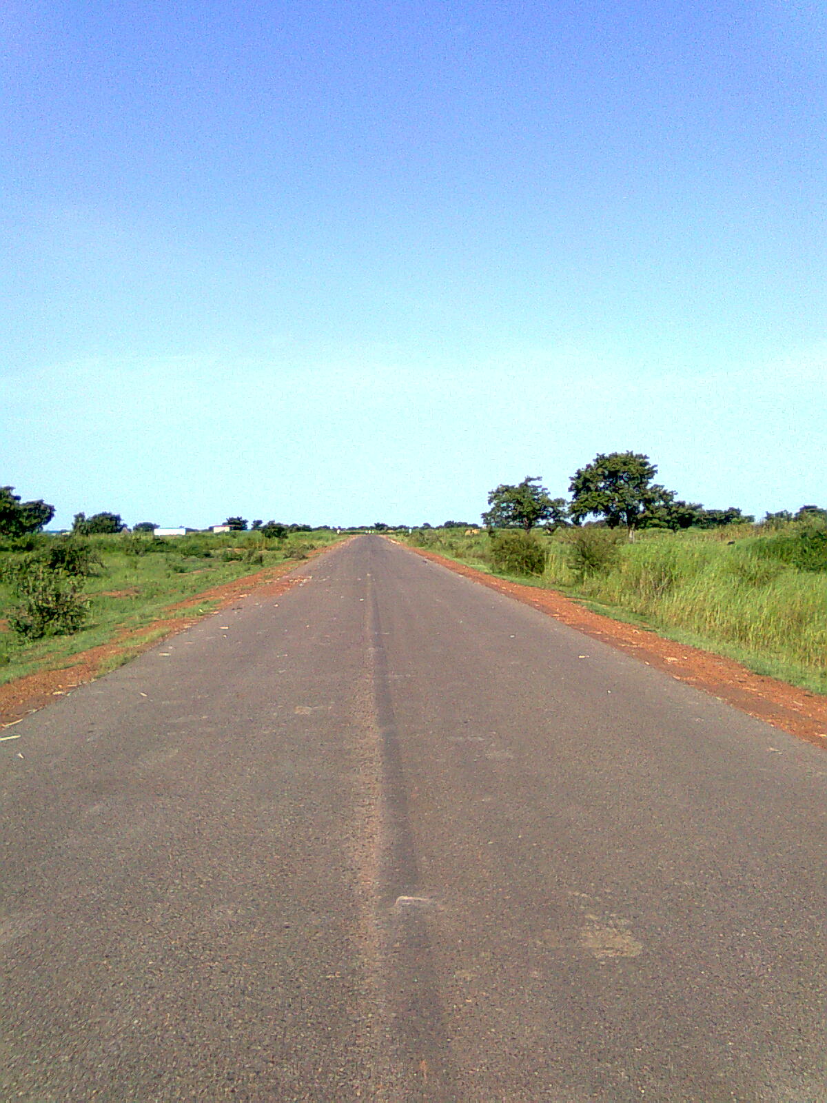 Aweil tar-mac road which was built in 2010
