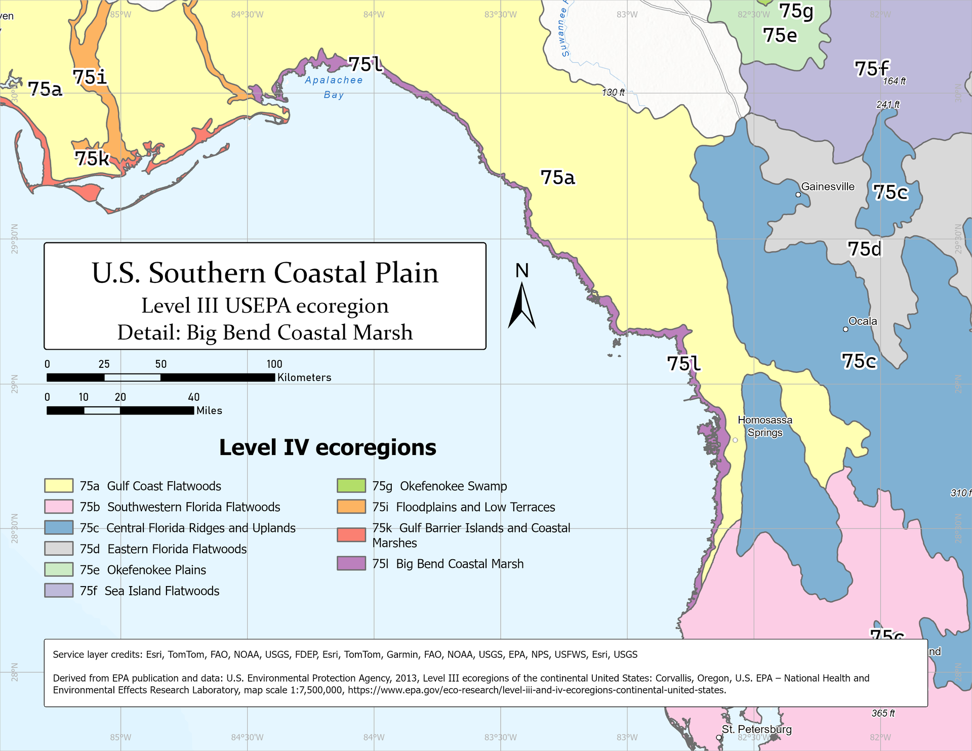 Service layer creditsː Esri, TomTom, FAO, NOAA, USGS, FDEP, Gar…
