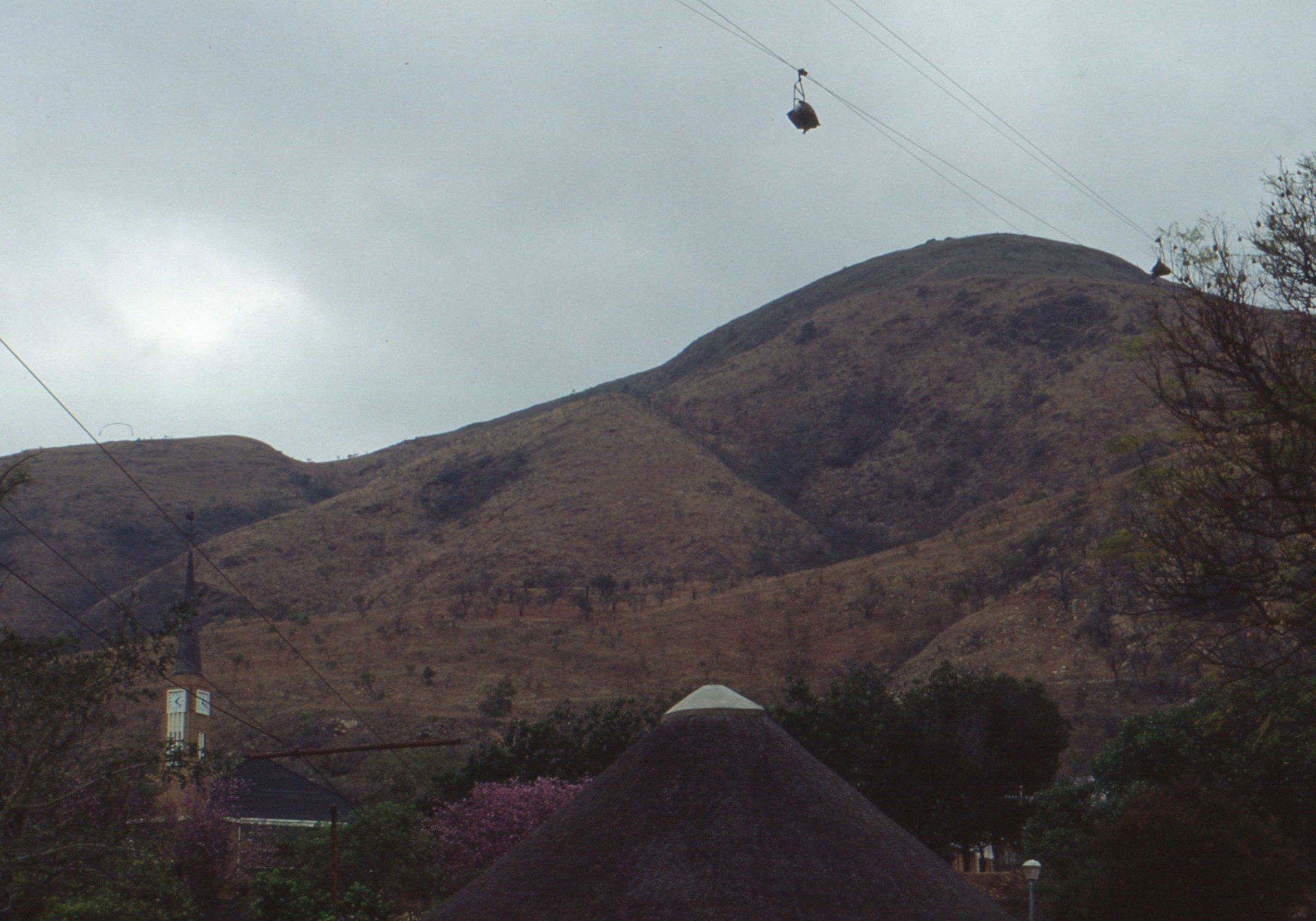 Ropeway Bulembu-Barberton above Barberton
