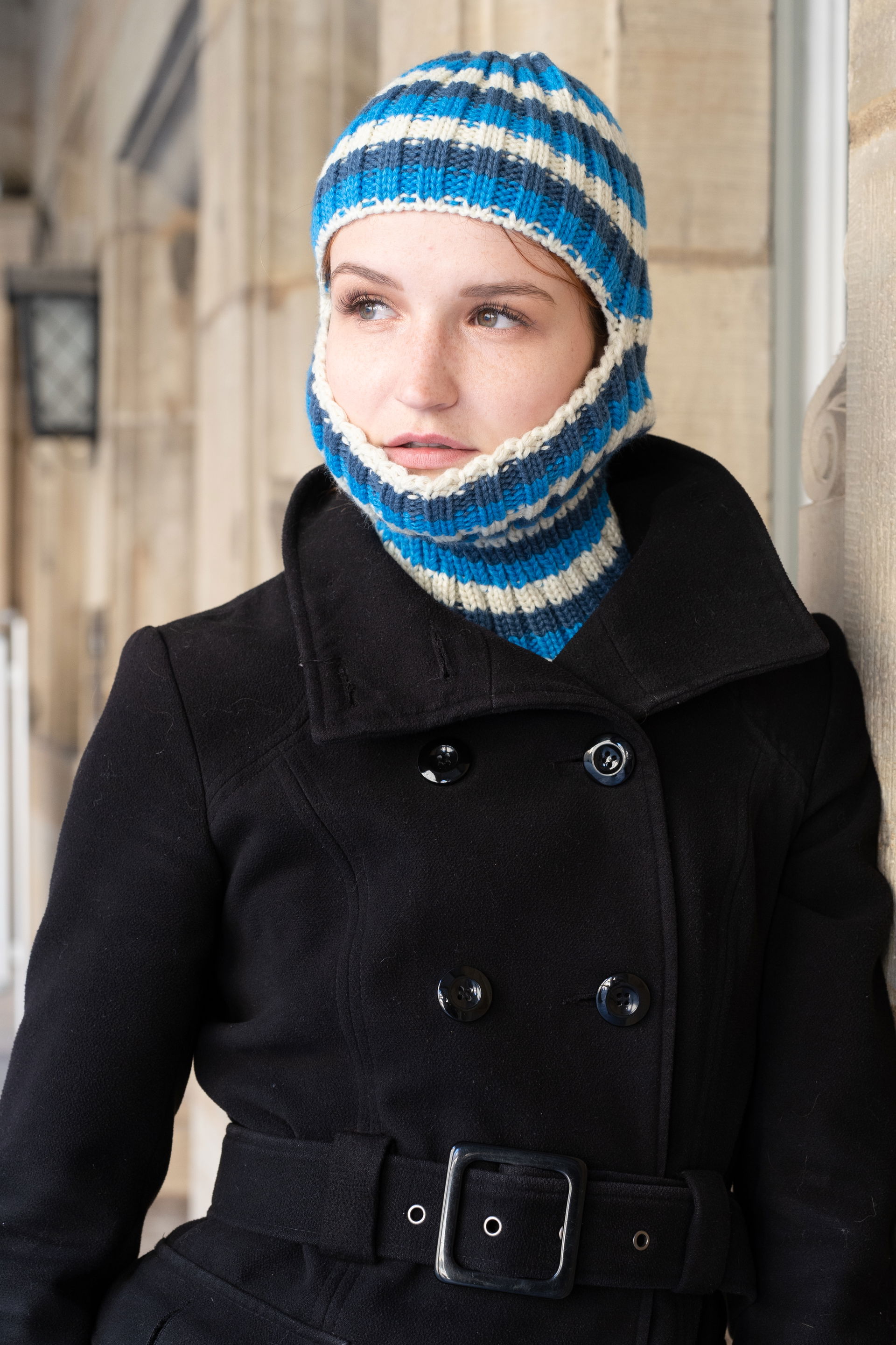 Balaclava as suggested fashion piece for winter 2018/2019. Show…