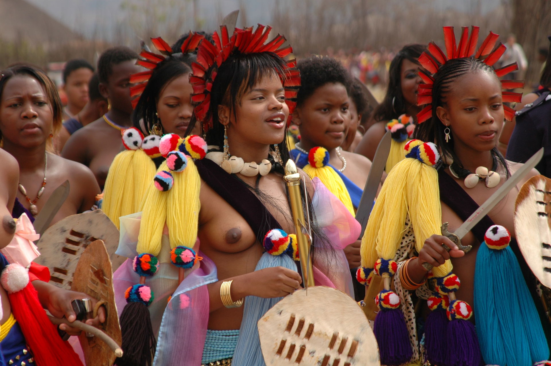 Princess Sikhanyiso Dlamini [left] and Temtsimba Dlamini [right…