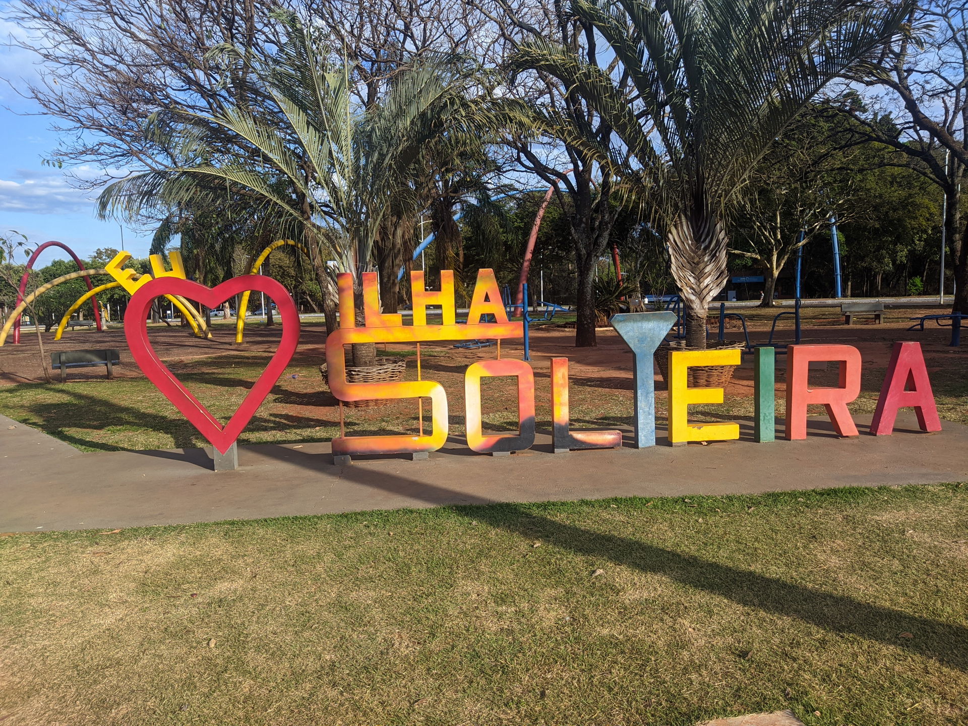 Placa Eu Amo Ilha Solteira
