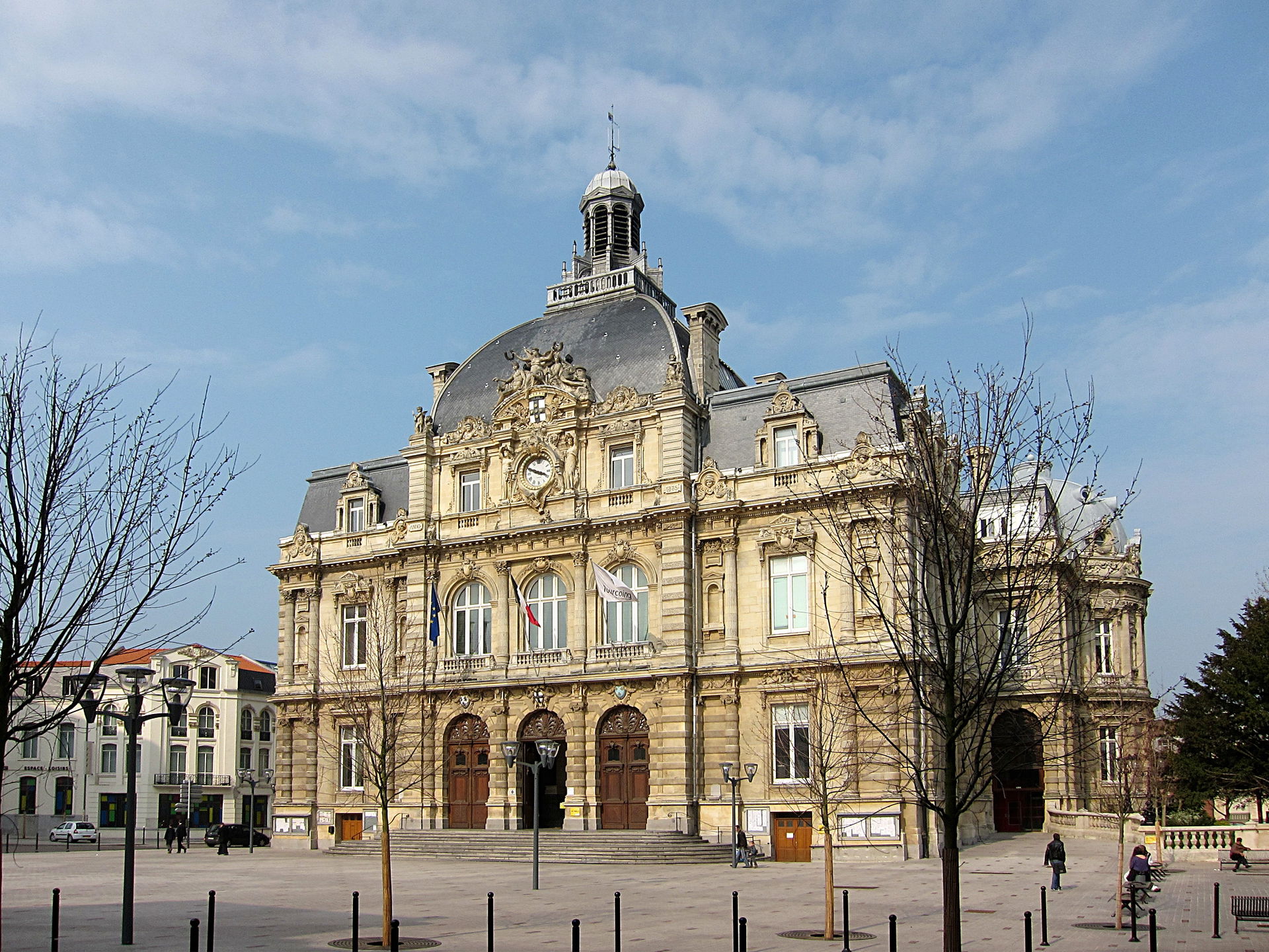 The town hall of Tourcoing (Nord, France).
