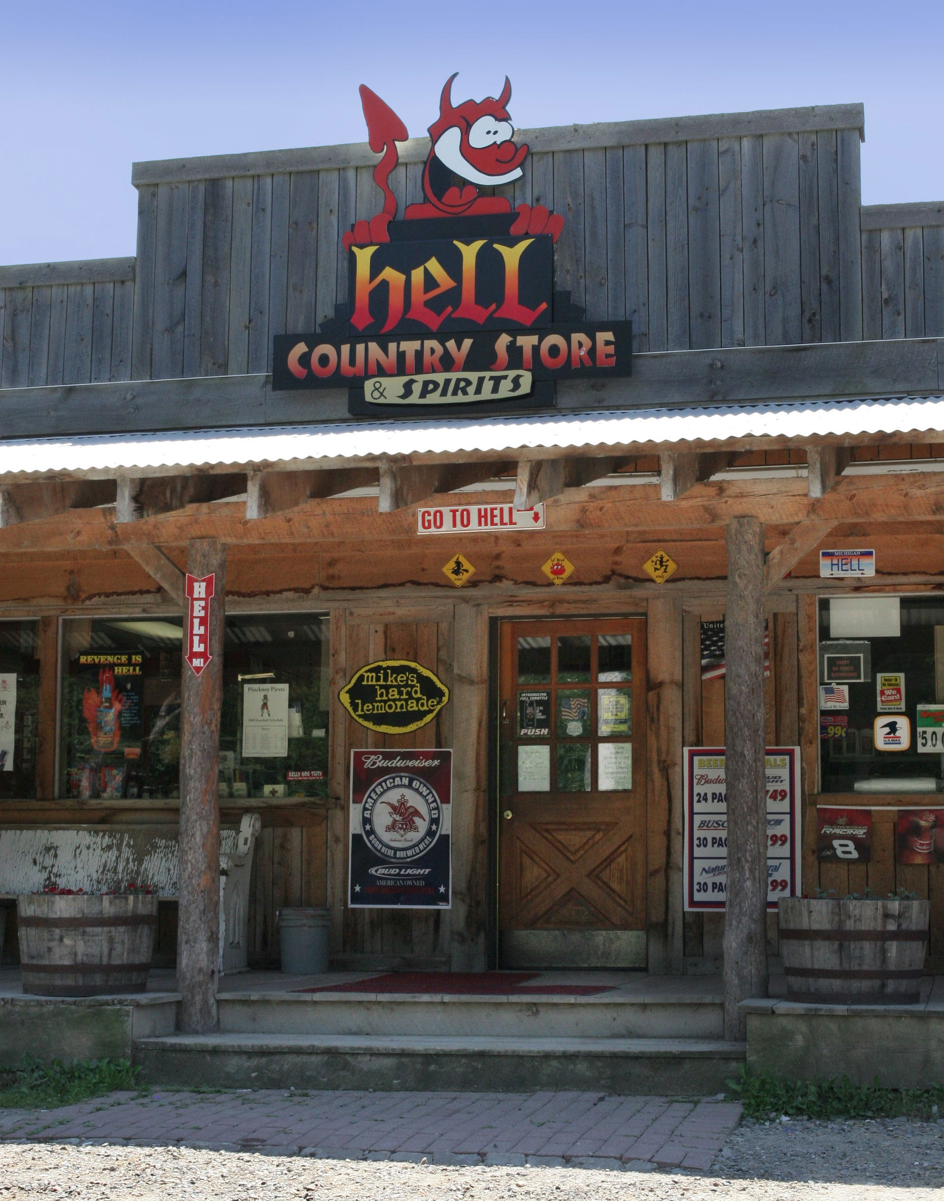 The country store in Hell, Michigan.
