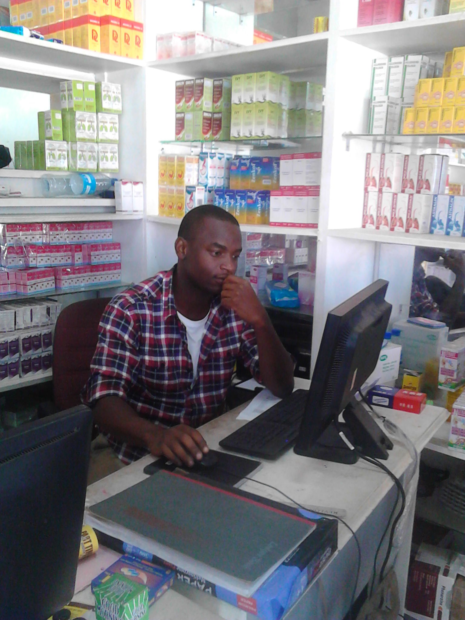 This is an image of "African people at work" from