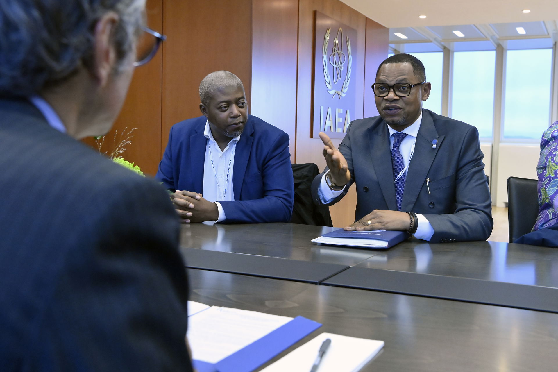 Rafael Mariano Grossi, IAEA Director General met with Mr. Jose …