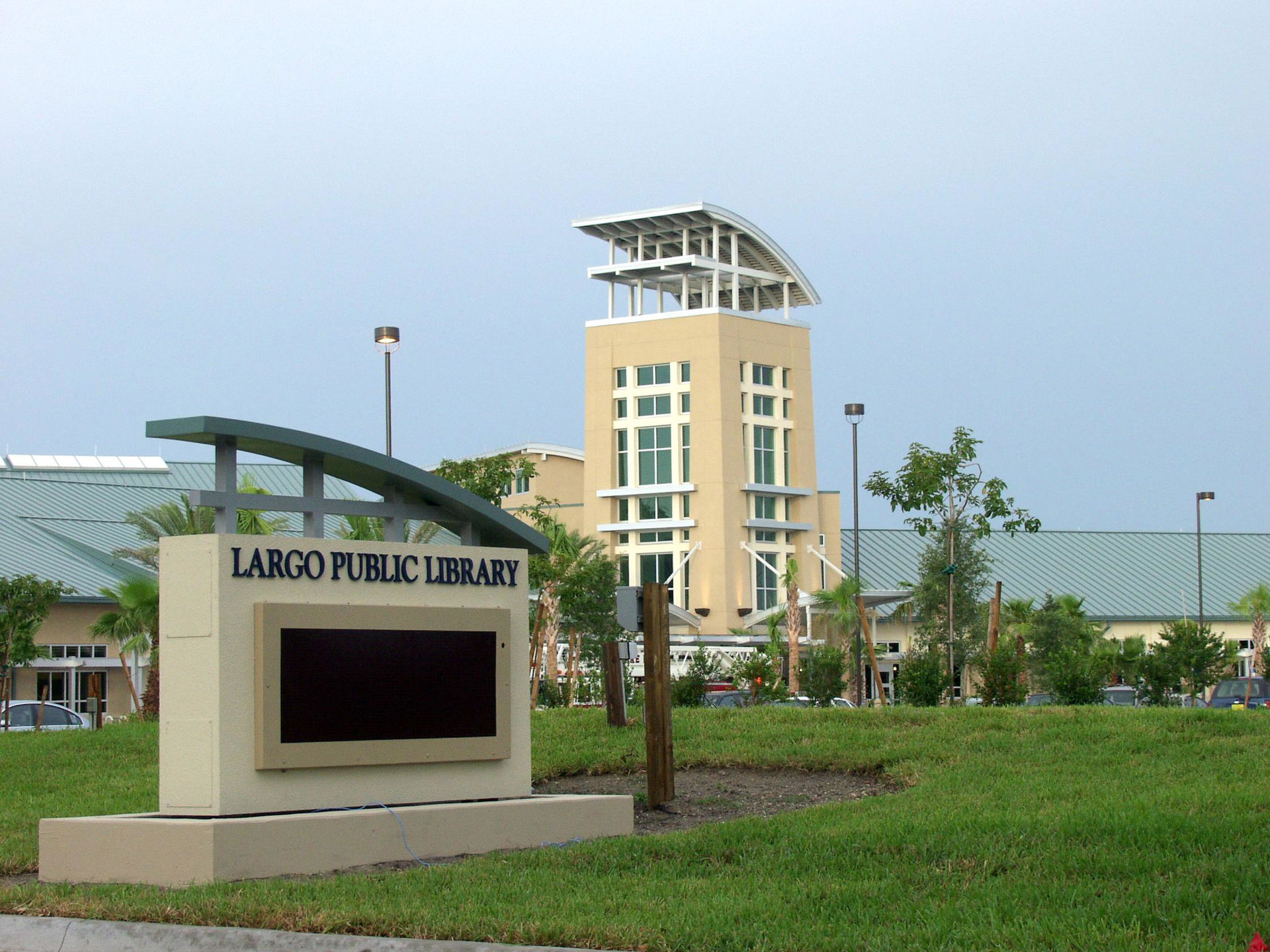 Largo, Florida's new 90,000+ sq ft public library, opened July …