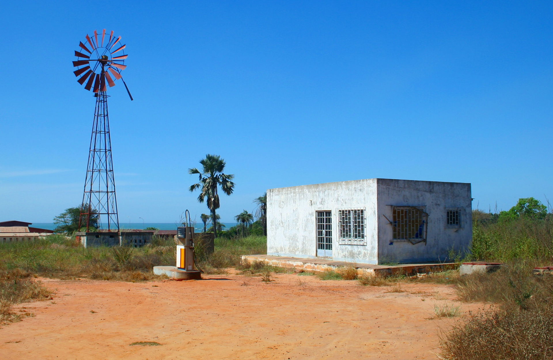 Abandonded petrol station, Gunjur, Gambia