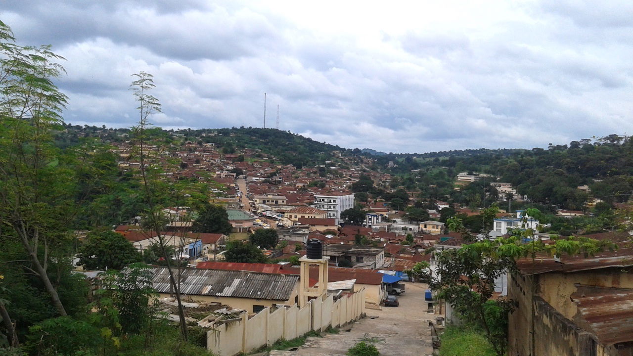 Vue d'une partie de la Ville d'Atakpamé encore appelée La ville…