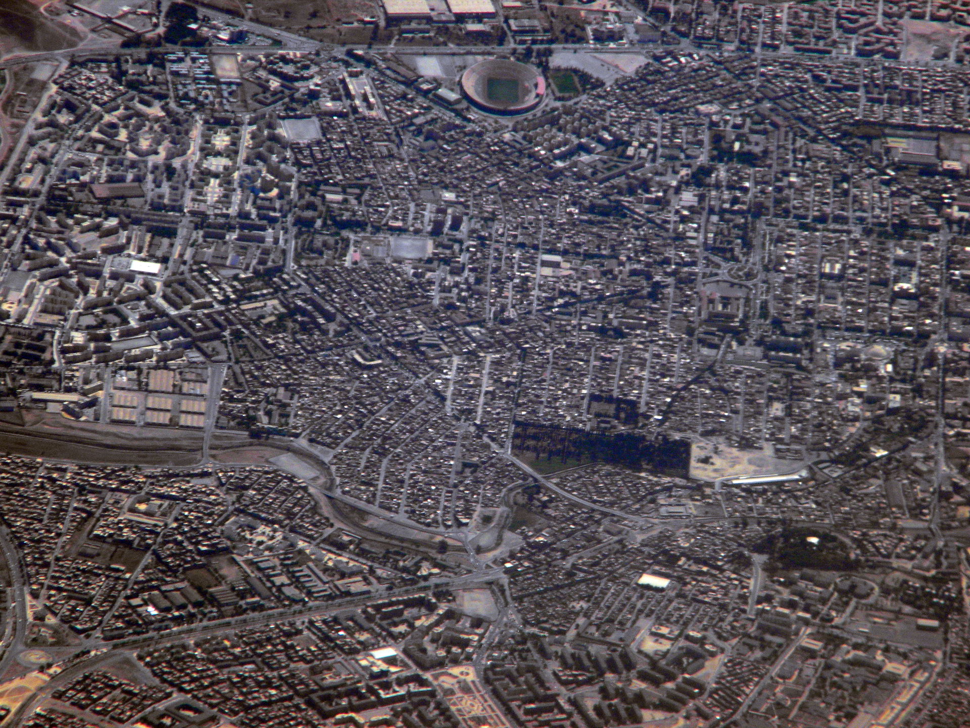 Aerial View of Sidi Bel Abbès City