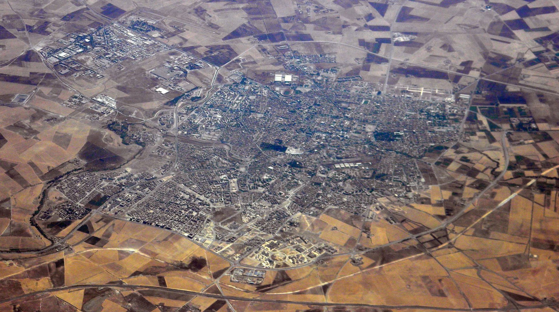 Aerial View of Sidi Bel Abbès City