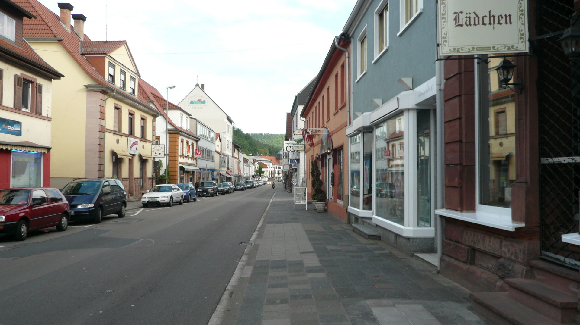 The main drag in Landstuhl, Germany.