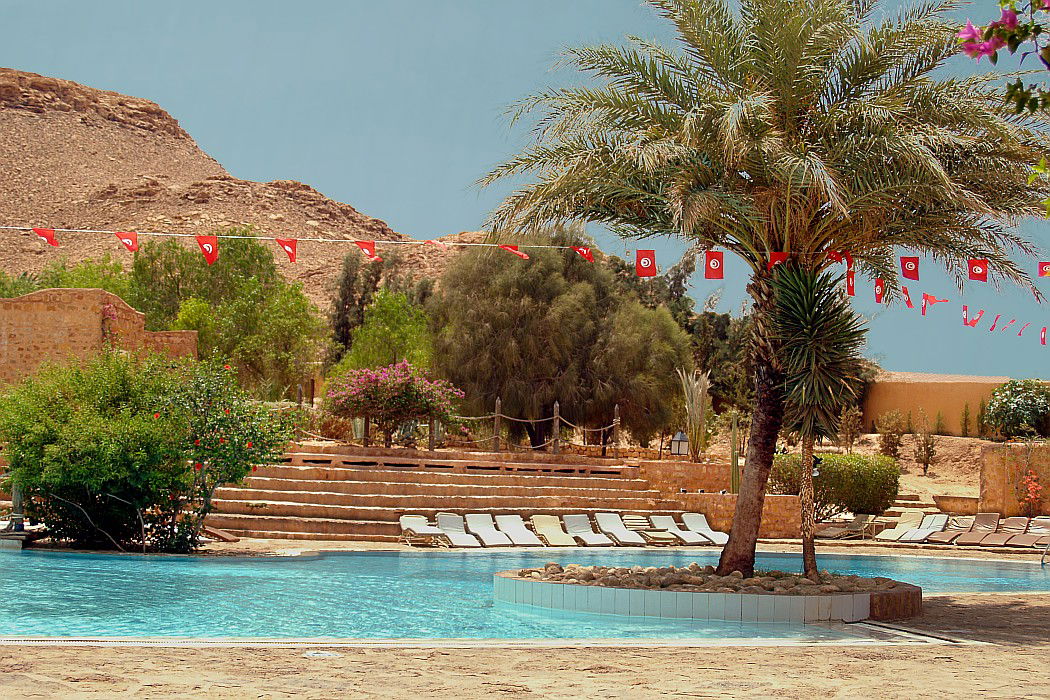Hotel swimming pool in Tataouine