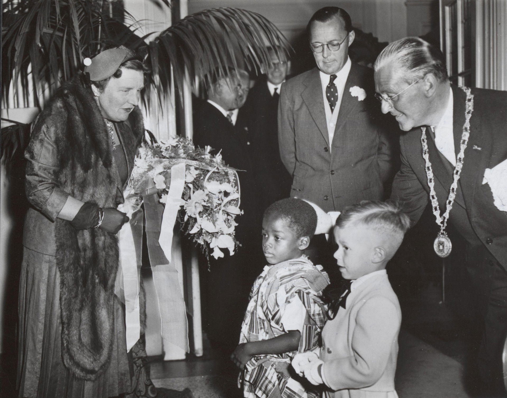 Conference On Human Relations, 4 Sept. 1956. Location either Ge…