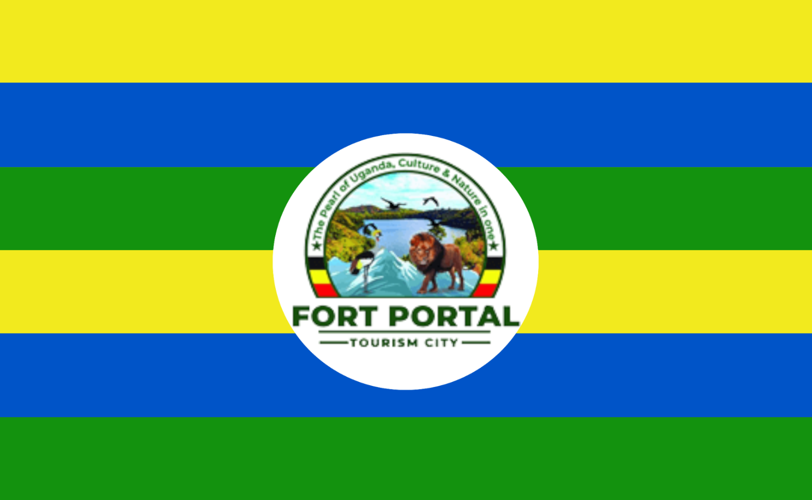 Flag of Fort Portal City, Uganda