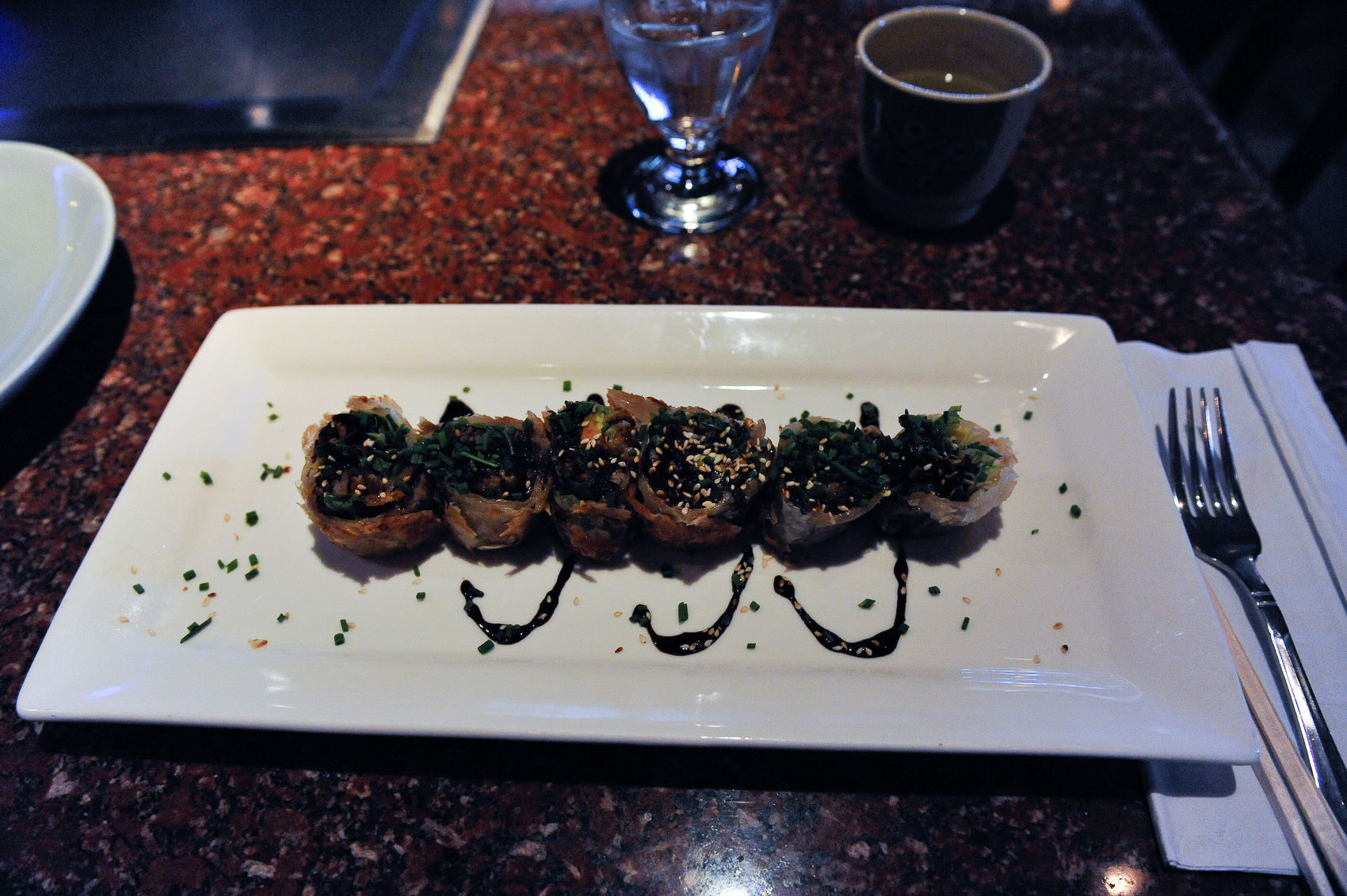 Crispy duck roll. Almost a meal in itself.
