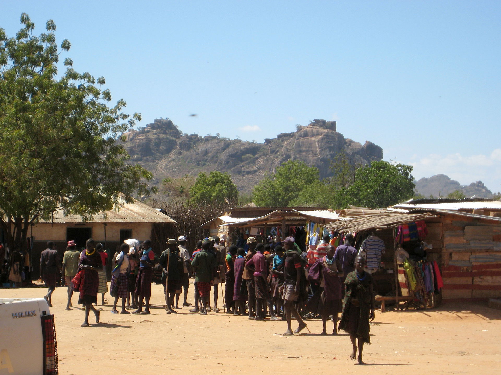 Street corner in Kaabong Town