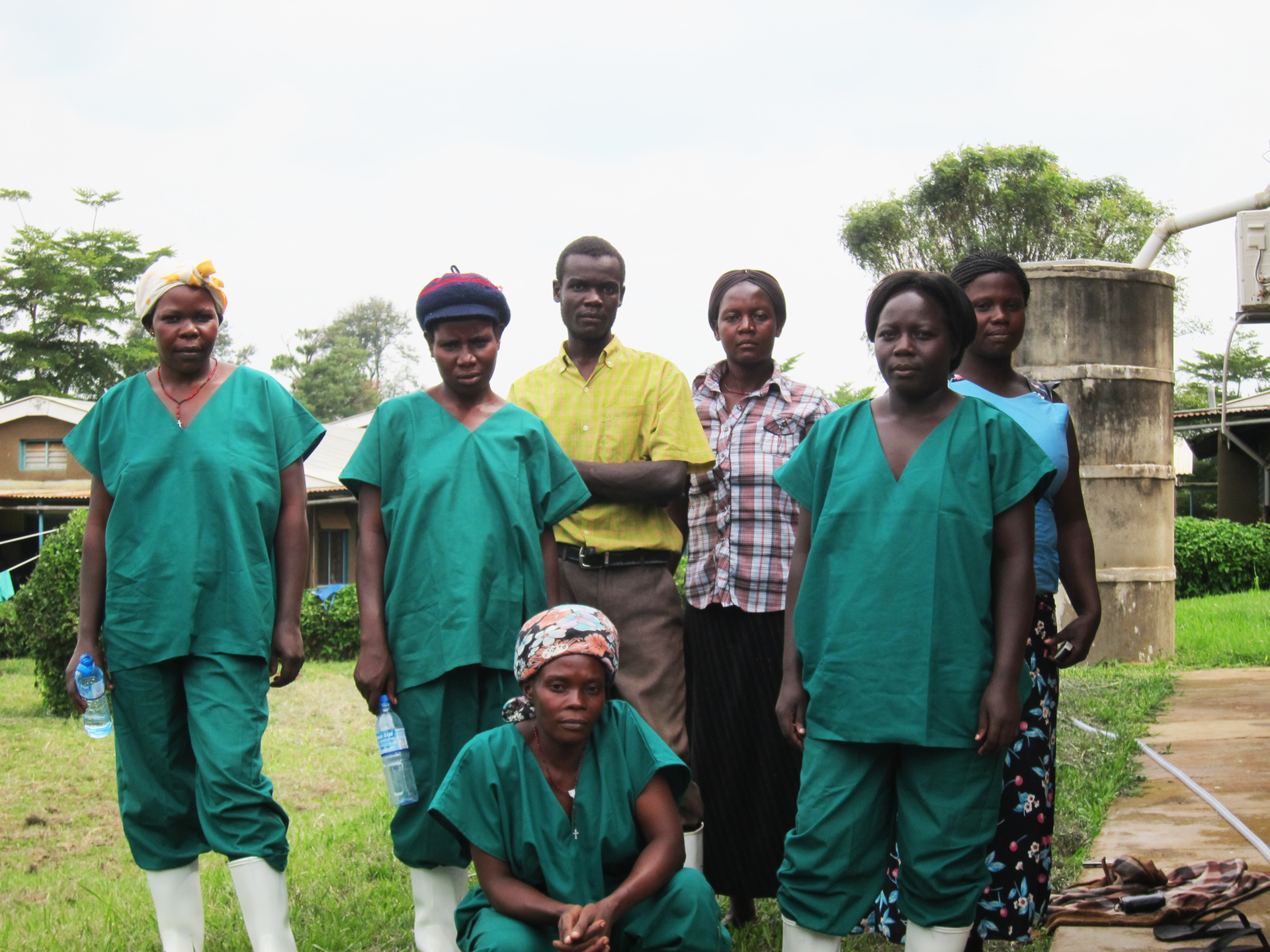 This image was taken on the grounds of Kagadi Hospital, in the …
