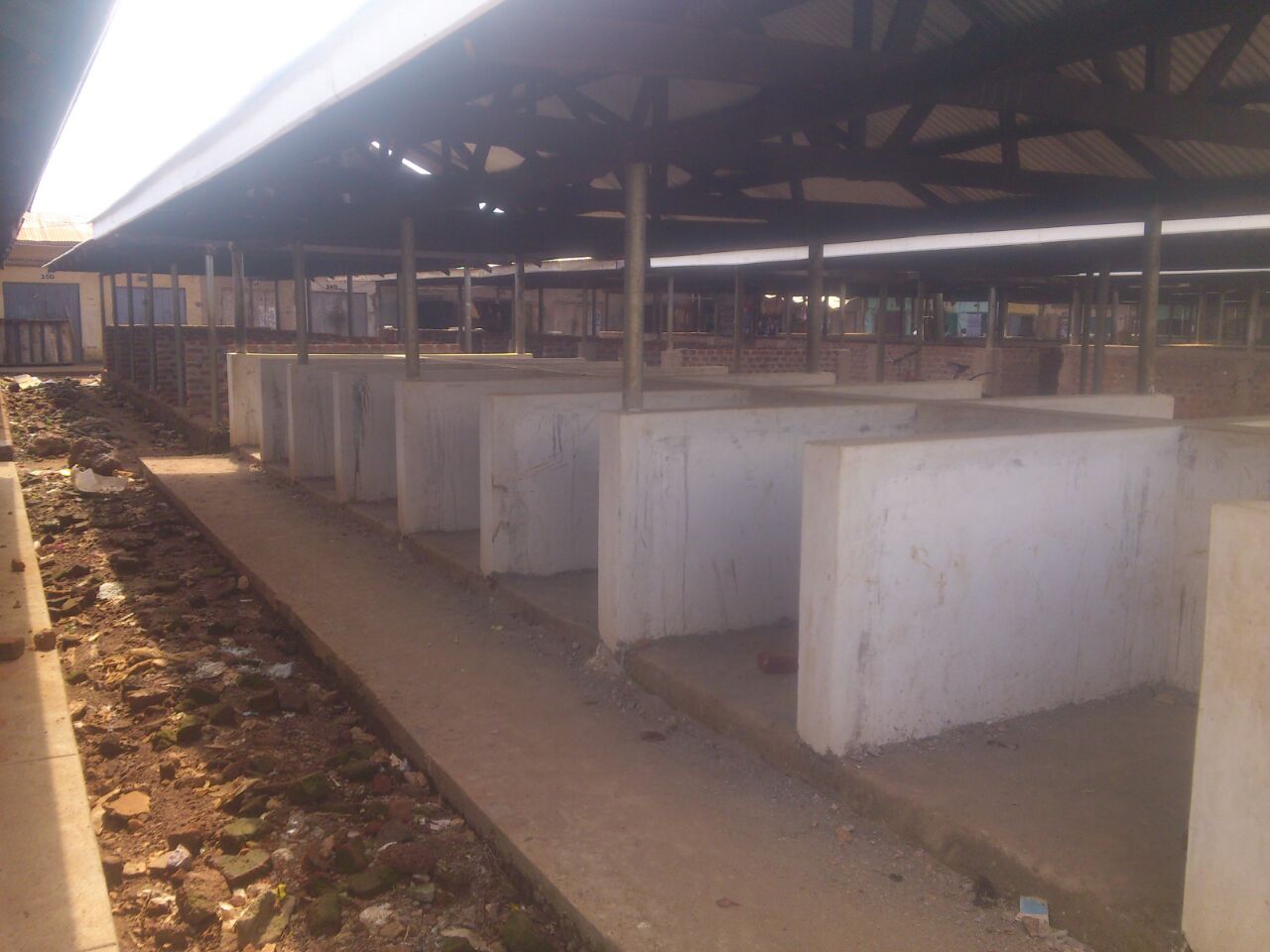 market Under construction