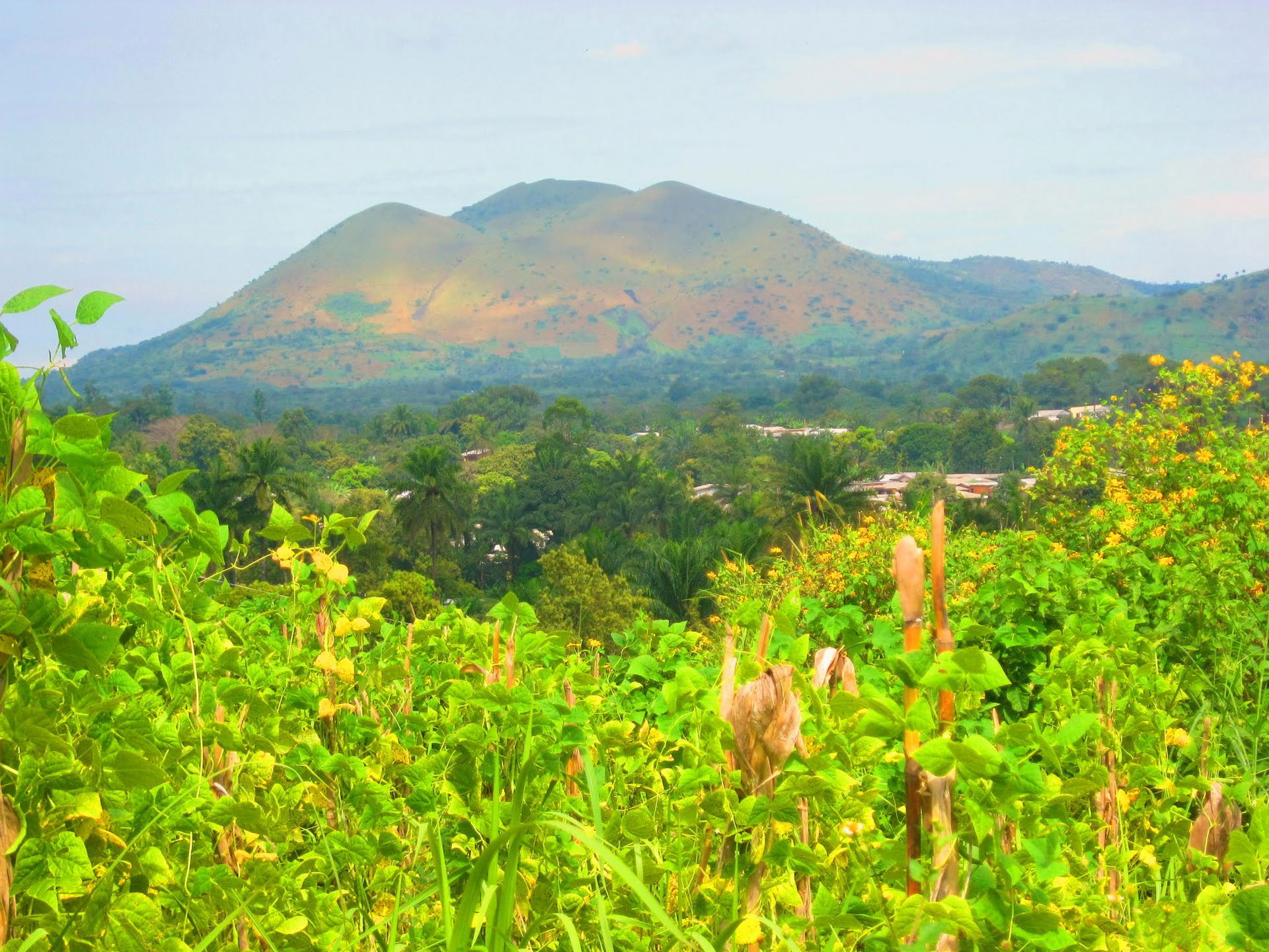 Une vue de la ville de Foumbot, Ouest du Cameroun