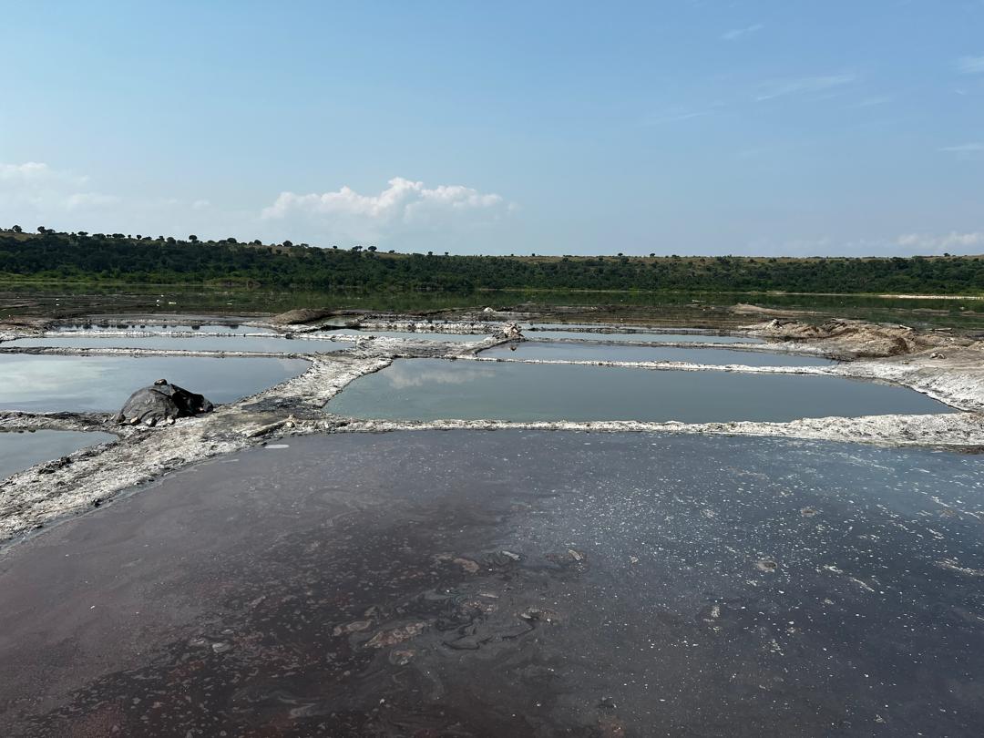Salt mining in Lake Katwe, Uganda
