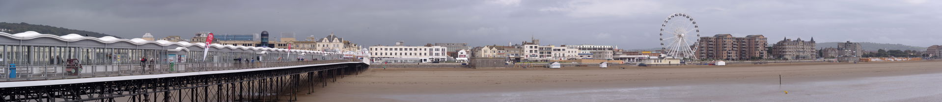 Panorama of Weston-super-Mare from the south east corner of the…