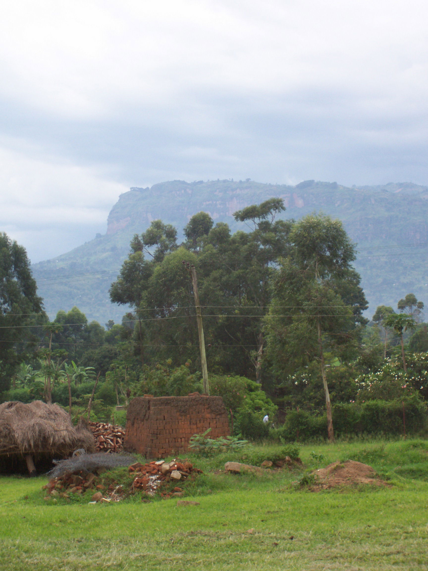 Photo of rural Mbale taken from the grounds of the Pentecostal …