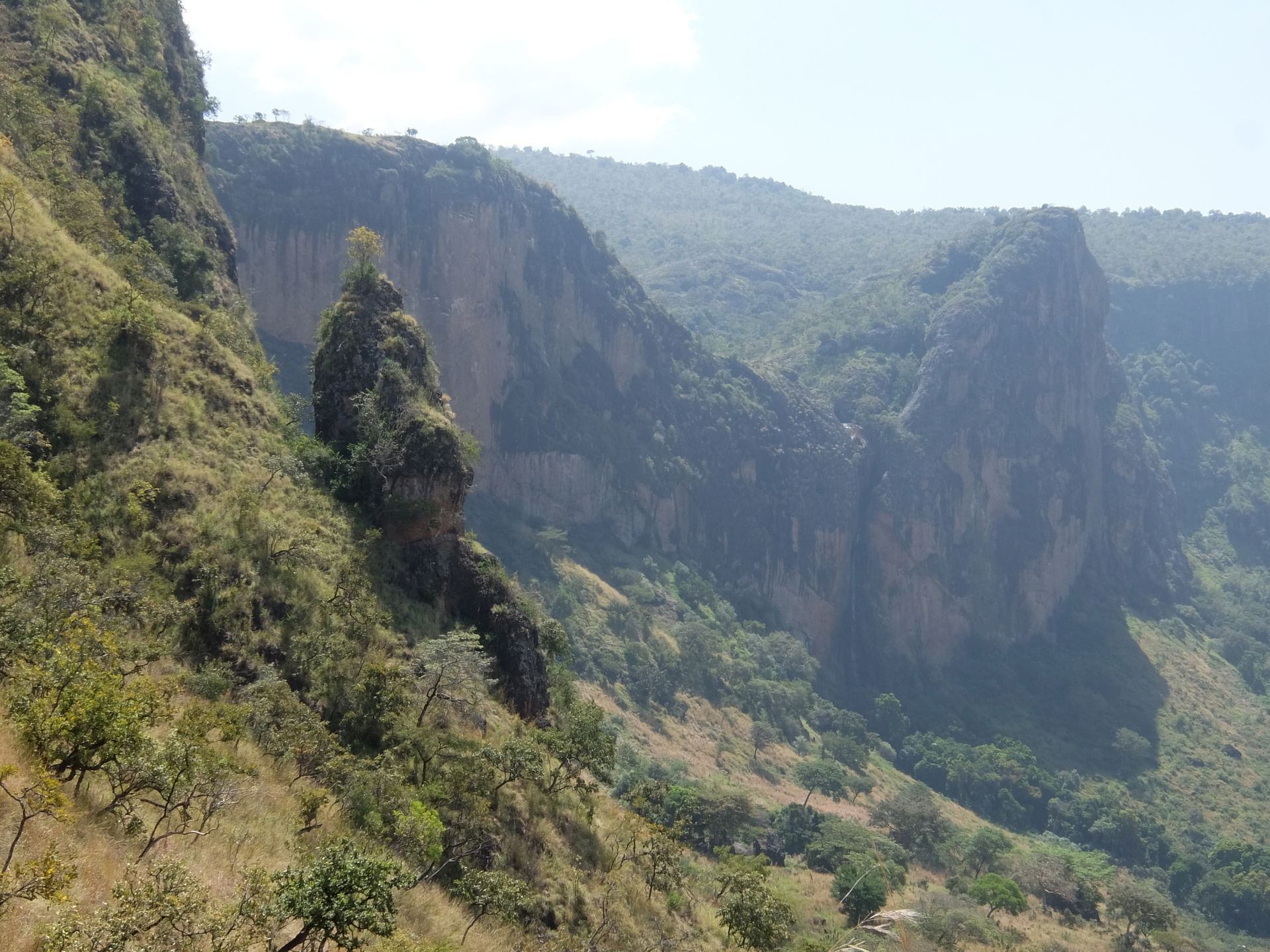Mount Moroto - A cliff on the southwestern part of the mountain