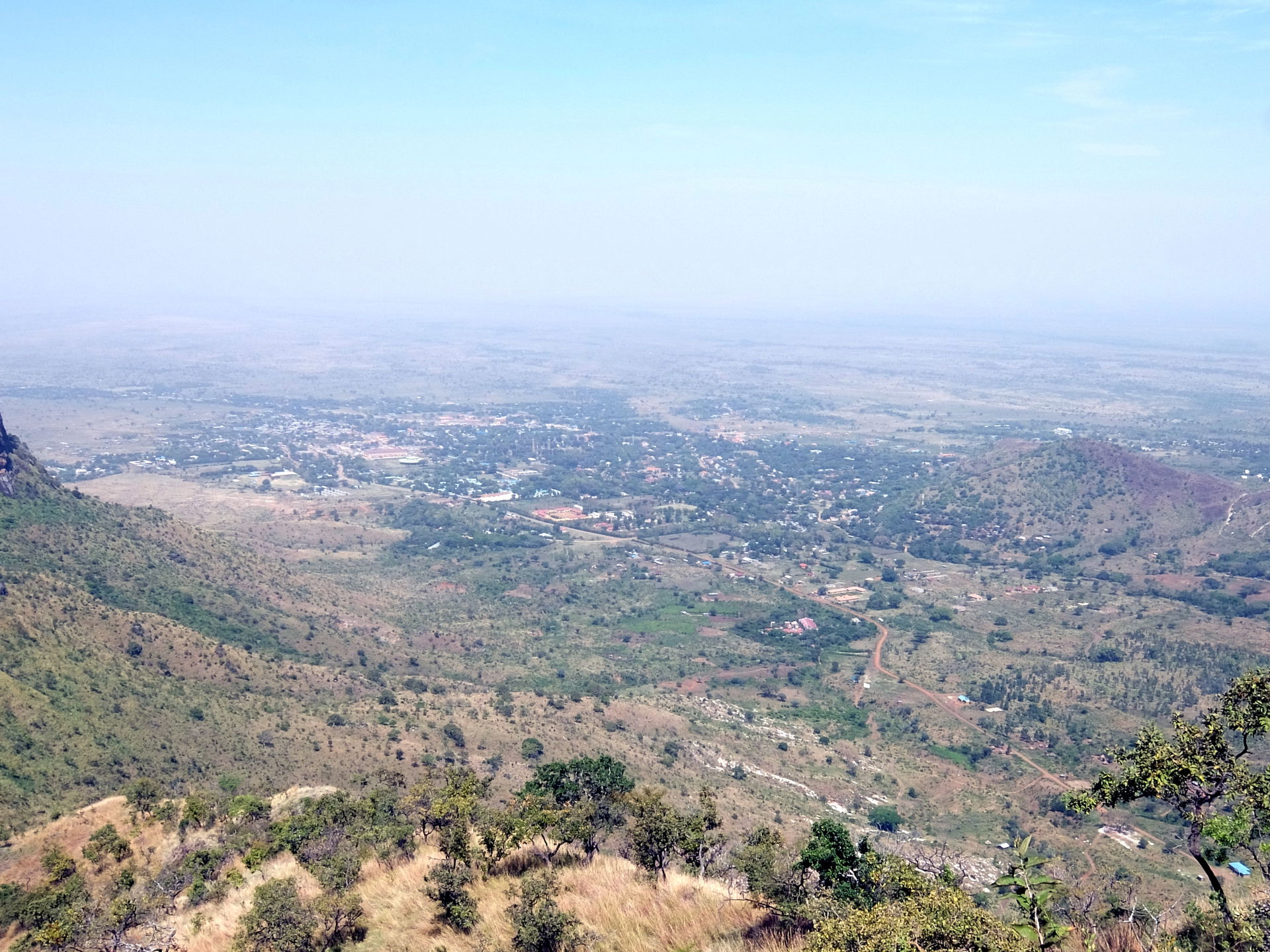 View of Moroto Town, from Mount Moroto