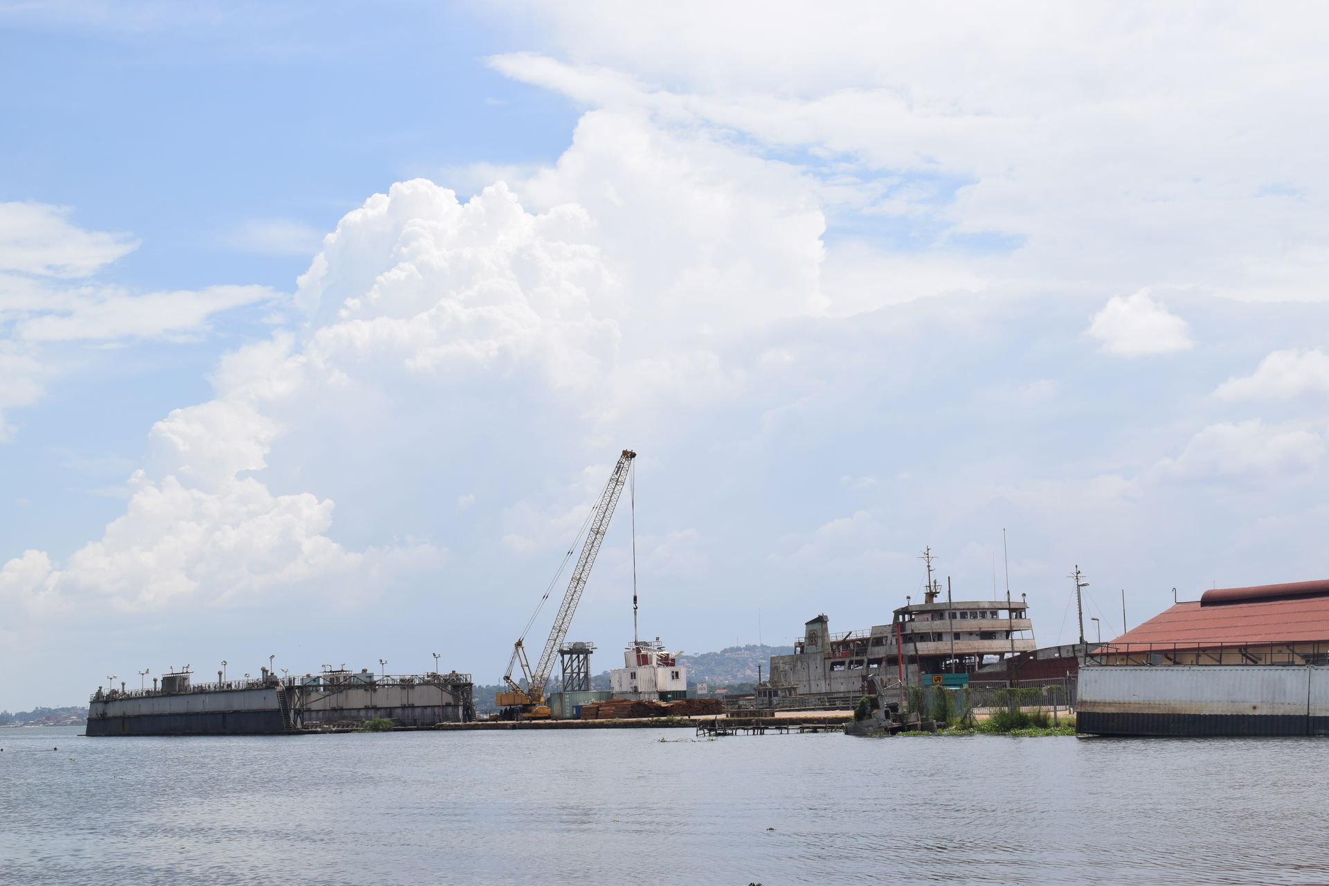 1st- pier for large ships landing in Luzira