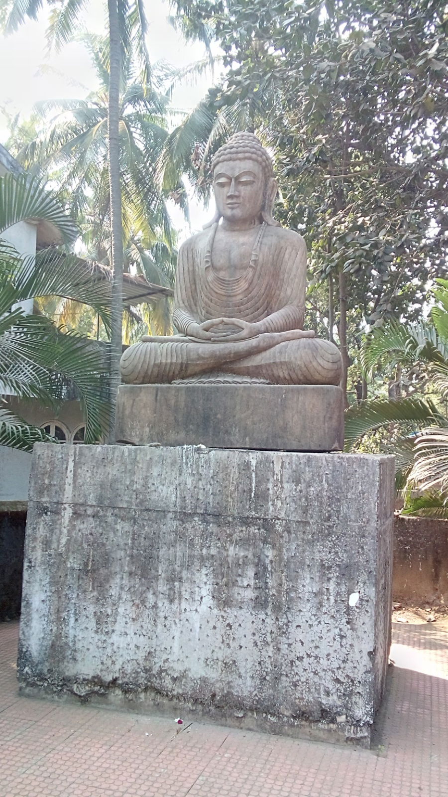 Sopara Buddha Statue At Stupa