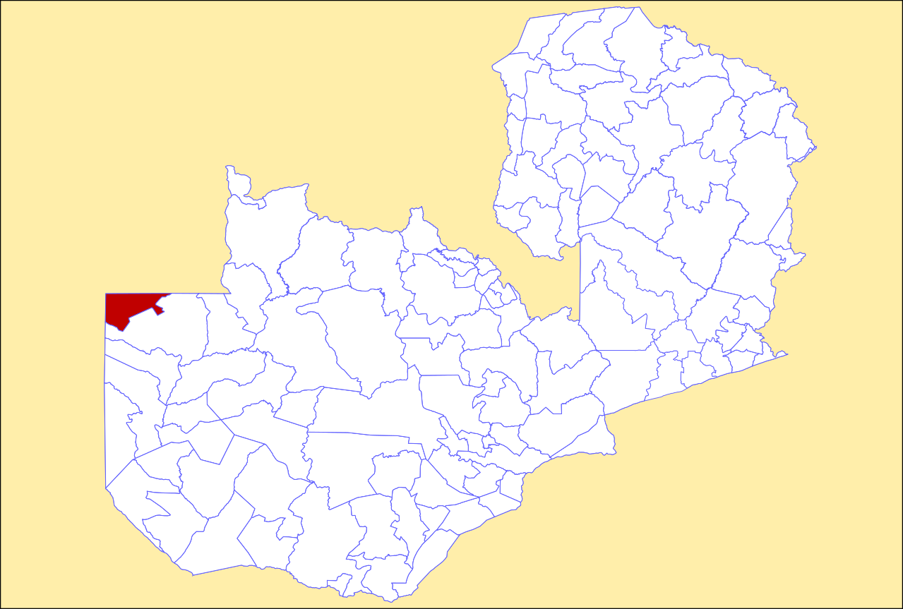 Locator maps of Chavuma District, Zambia