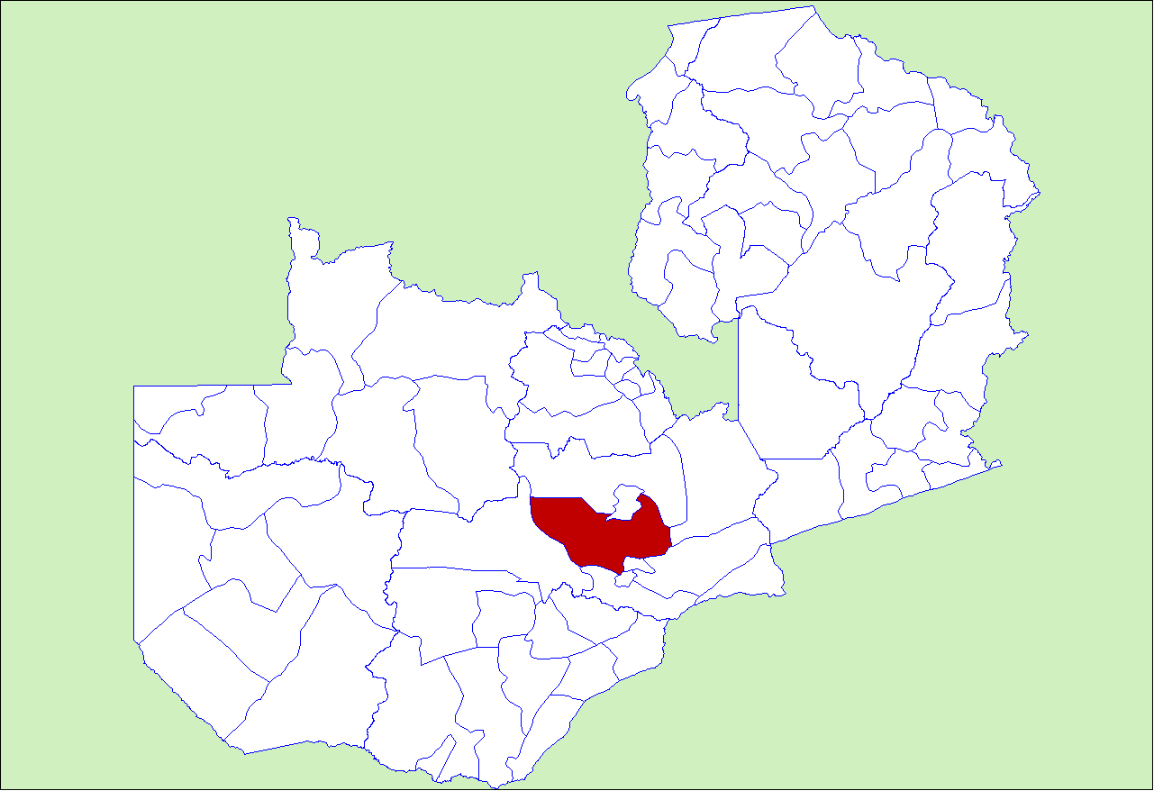 District locator in Zambia