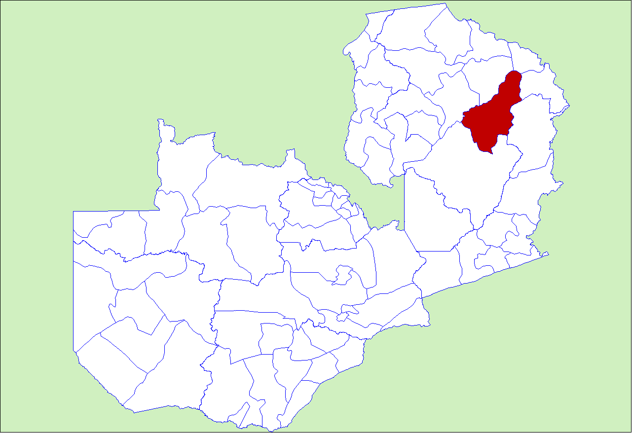District locator in Zambia