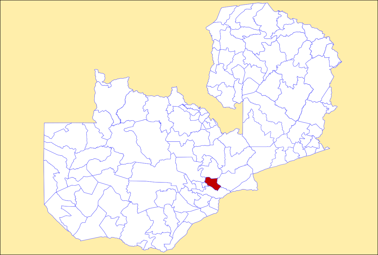 Locator maps of Chongwe District, Zambia