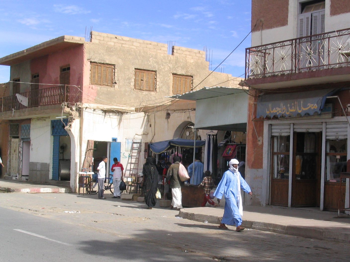 Scène de rue de Tamanrasset