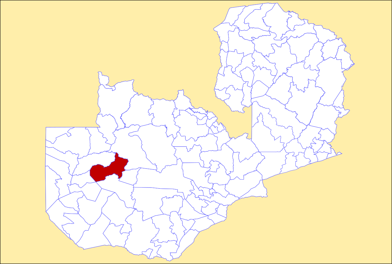Locator maps of Kaoma District, Zambia