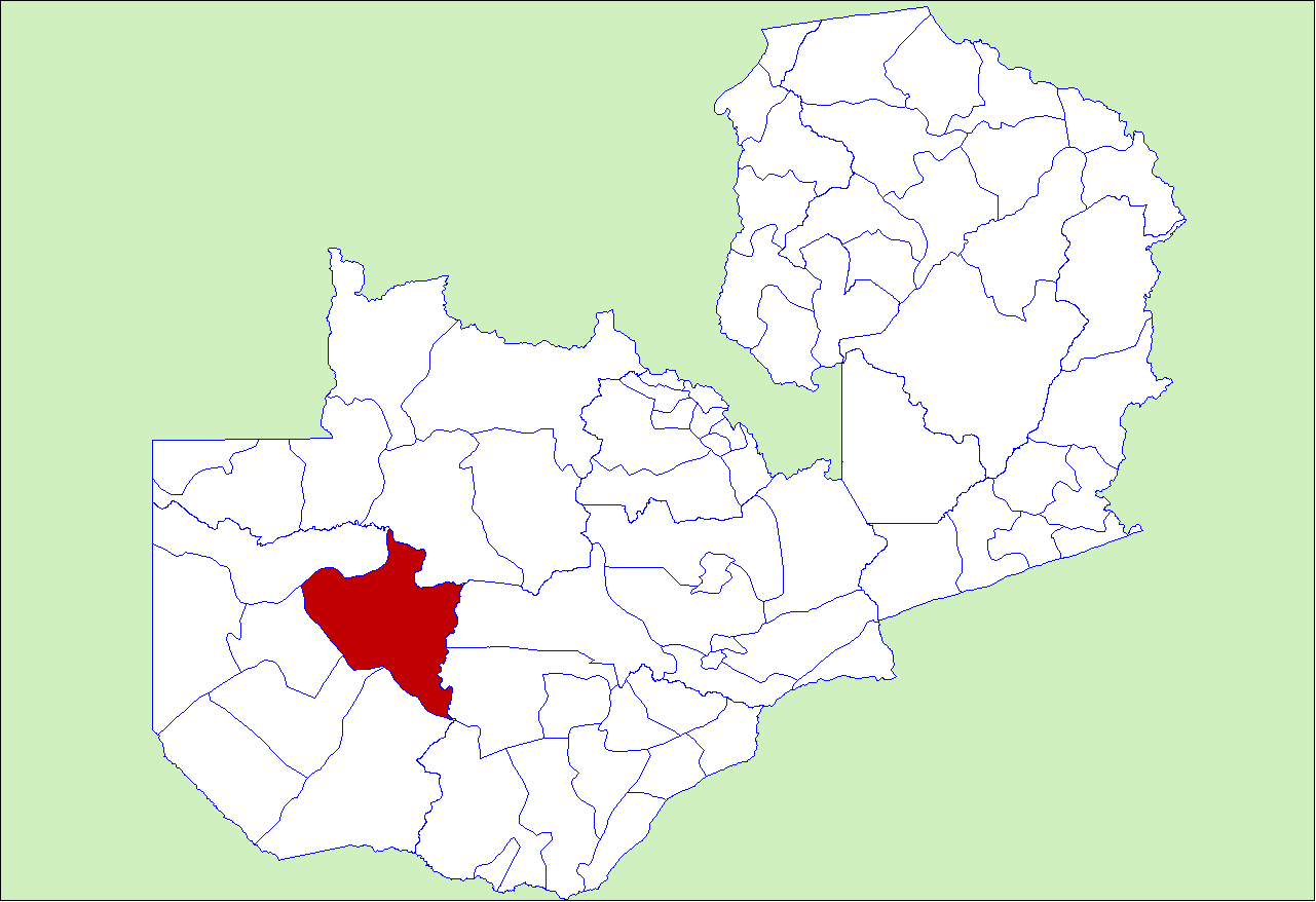 District locator in Zambia