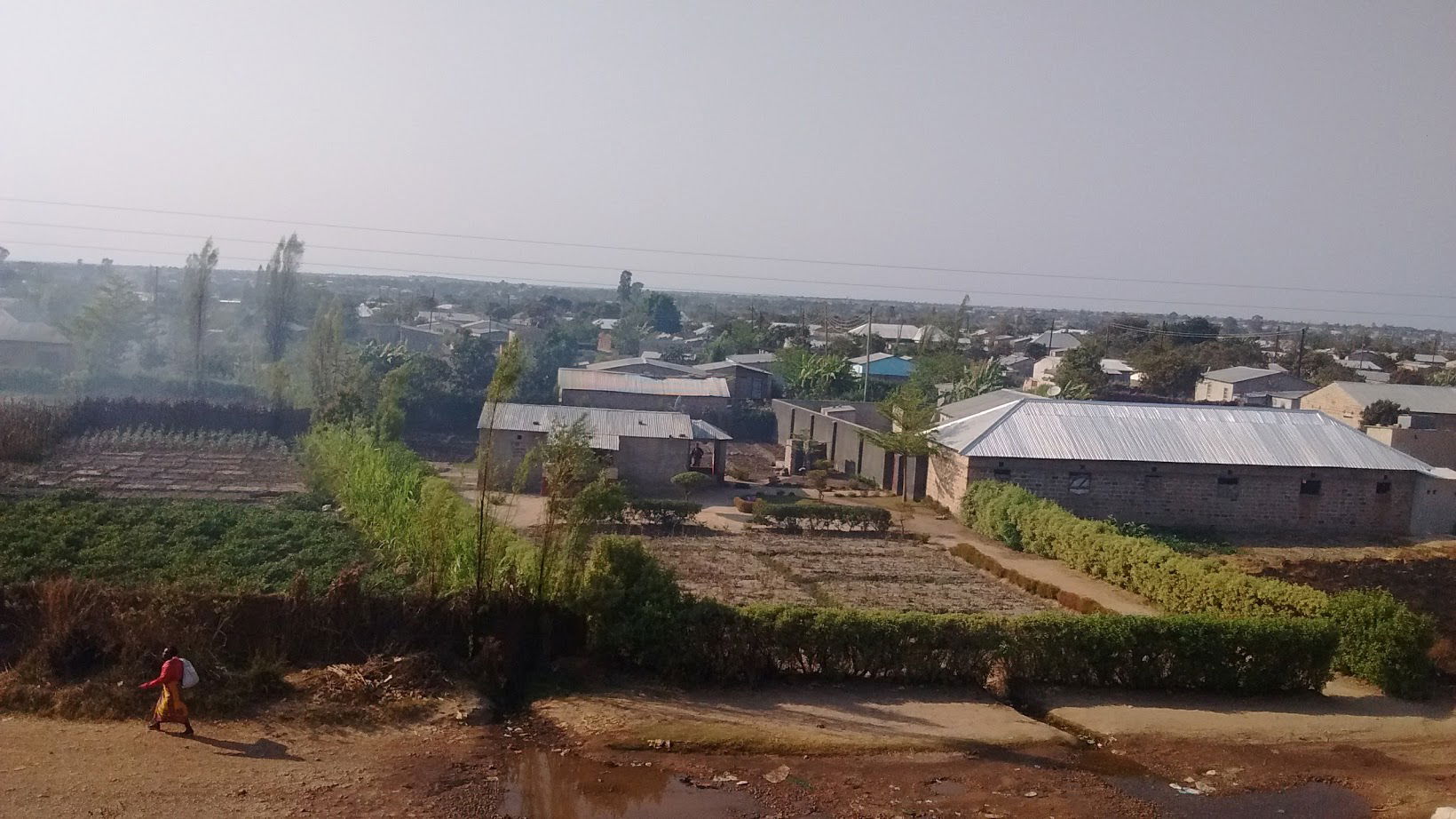 Kapiri Mposhi panoramic from the railway