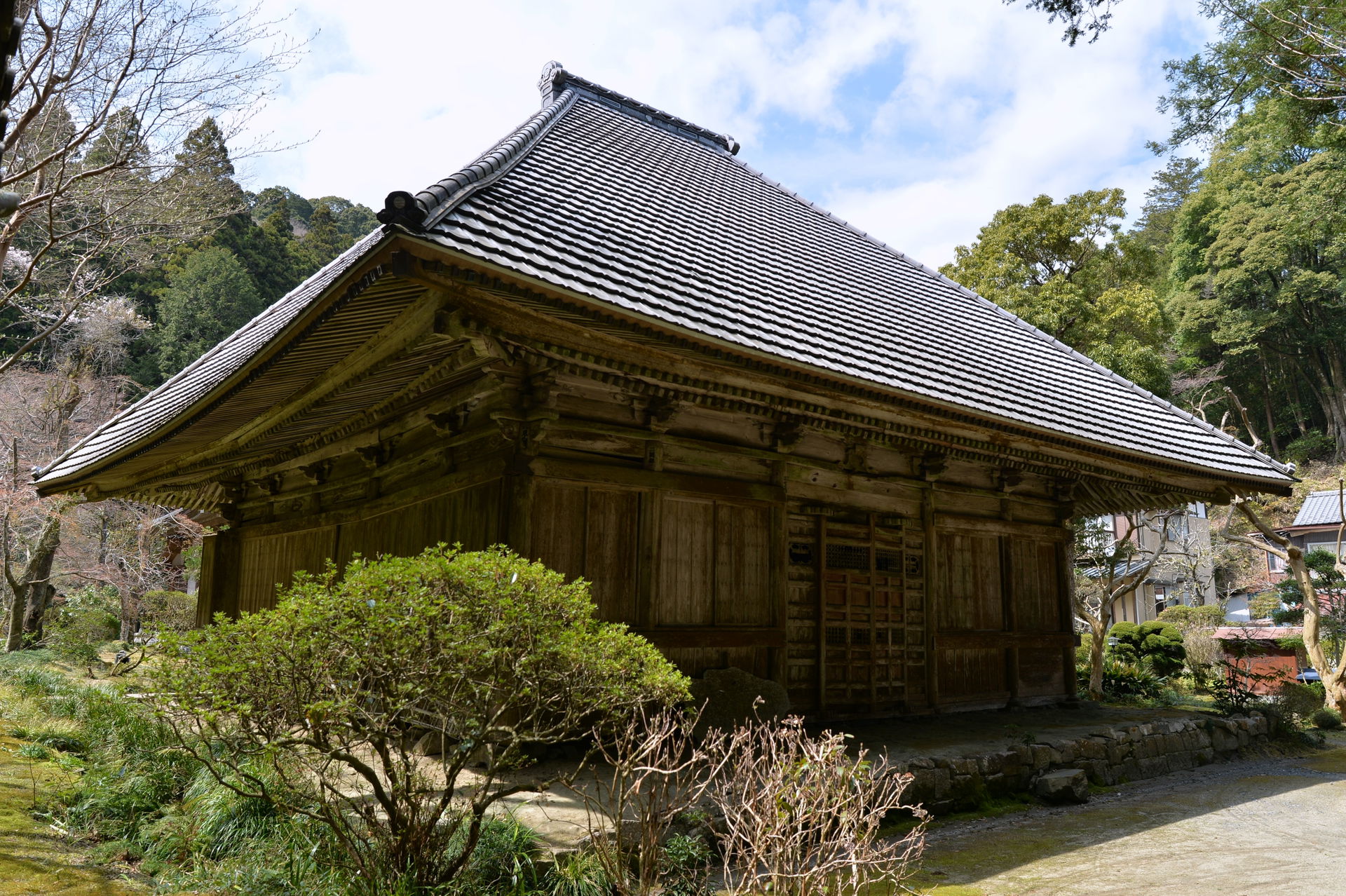 茨城県笠間市の楞厳寺の観音堂