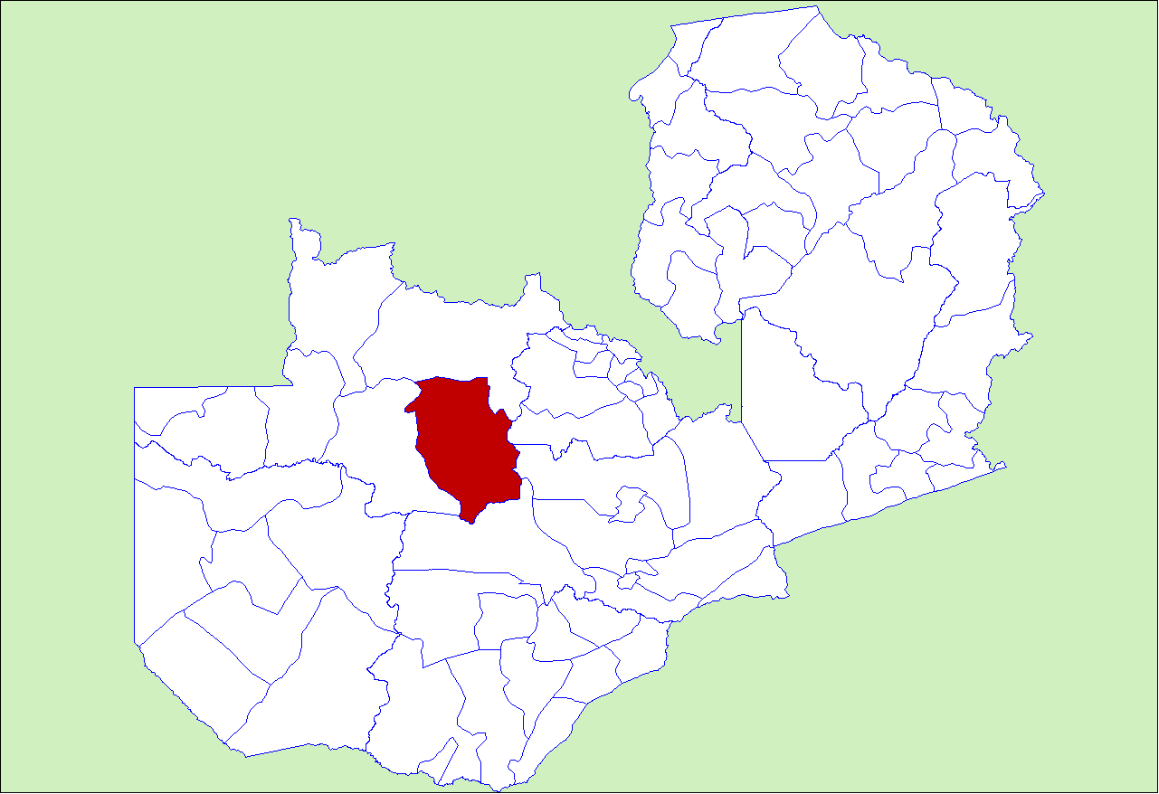 District locator in Zambia