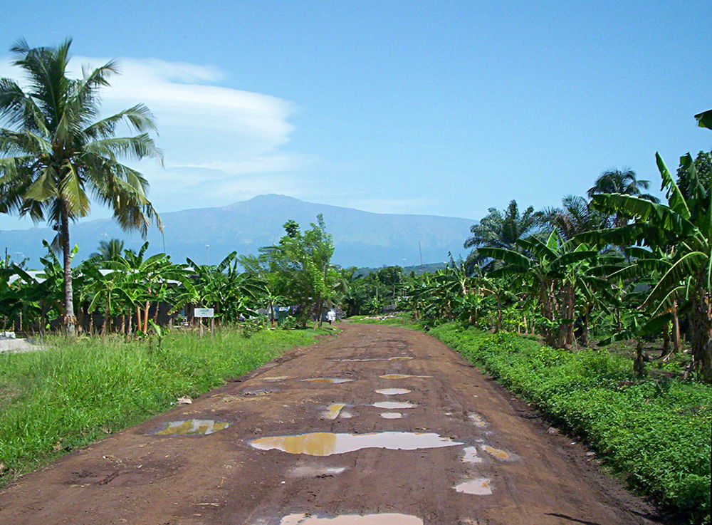 Mount Cameroon as seen from Tiko, Southwest Province, Cameroon.…